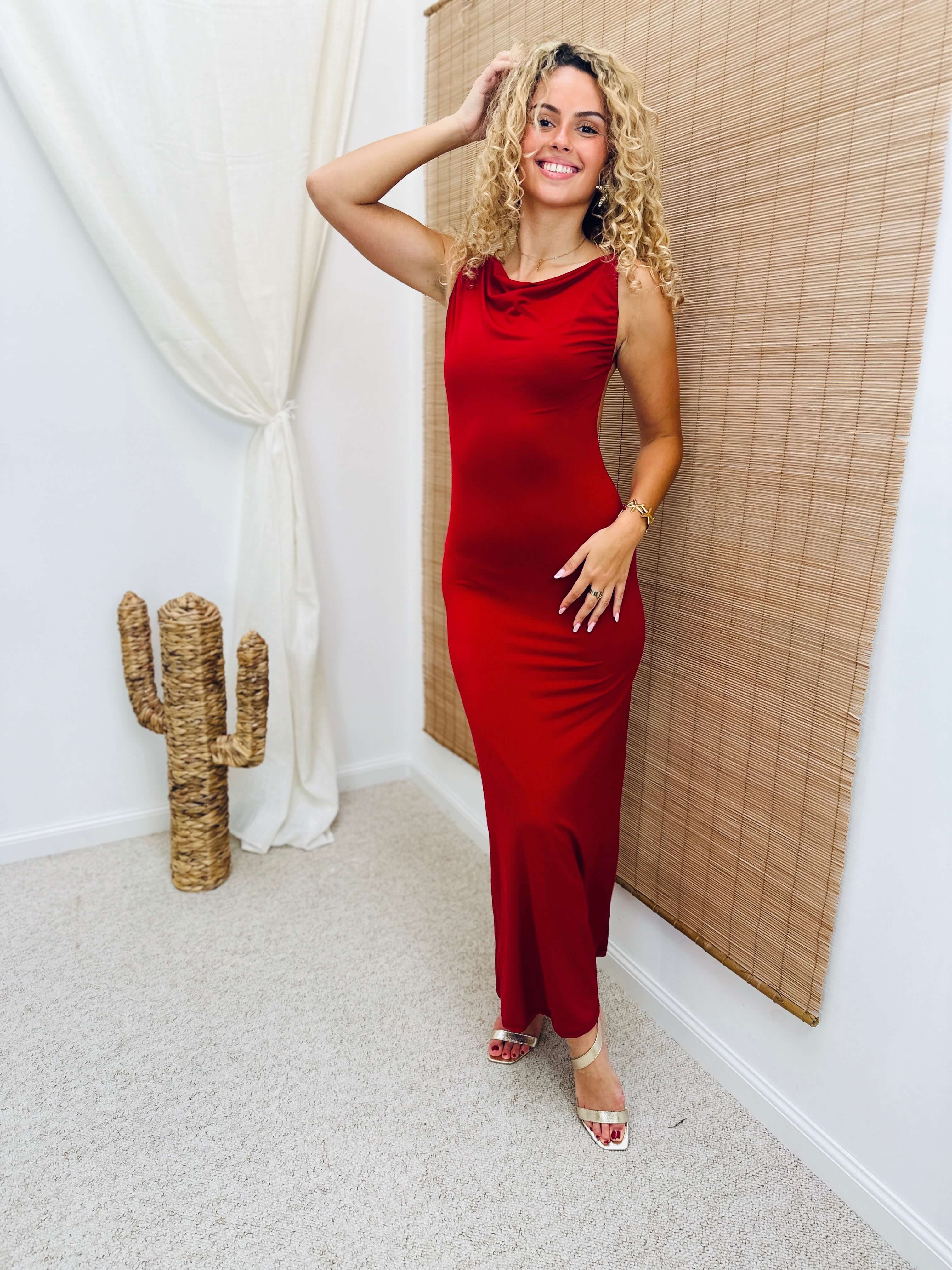 Robe bordeaux - EMMA