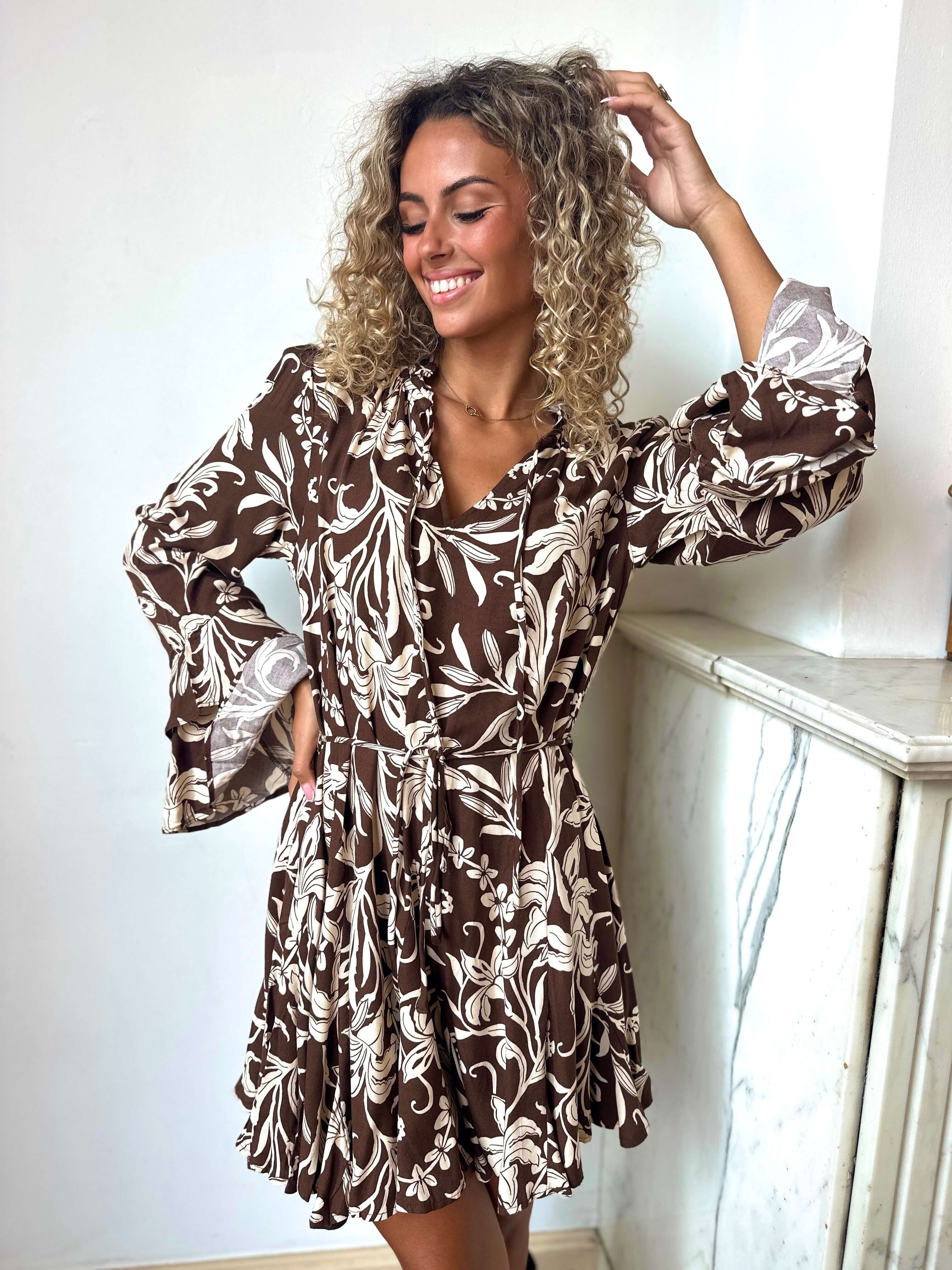 Robe chocolat - LOLA