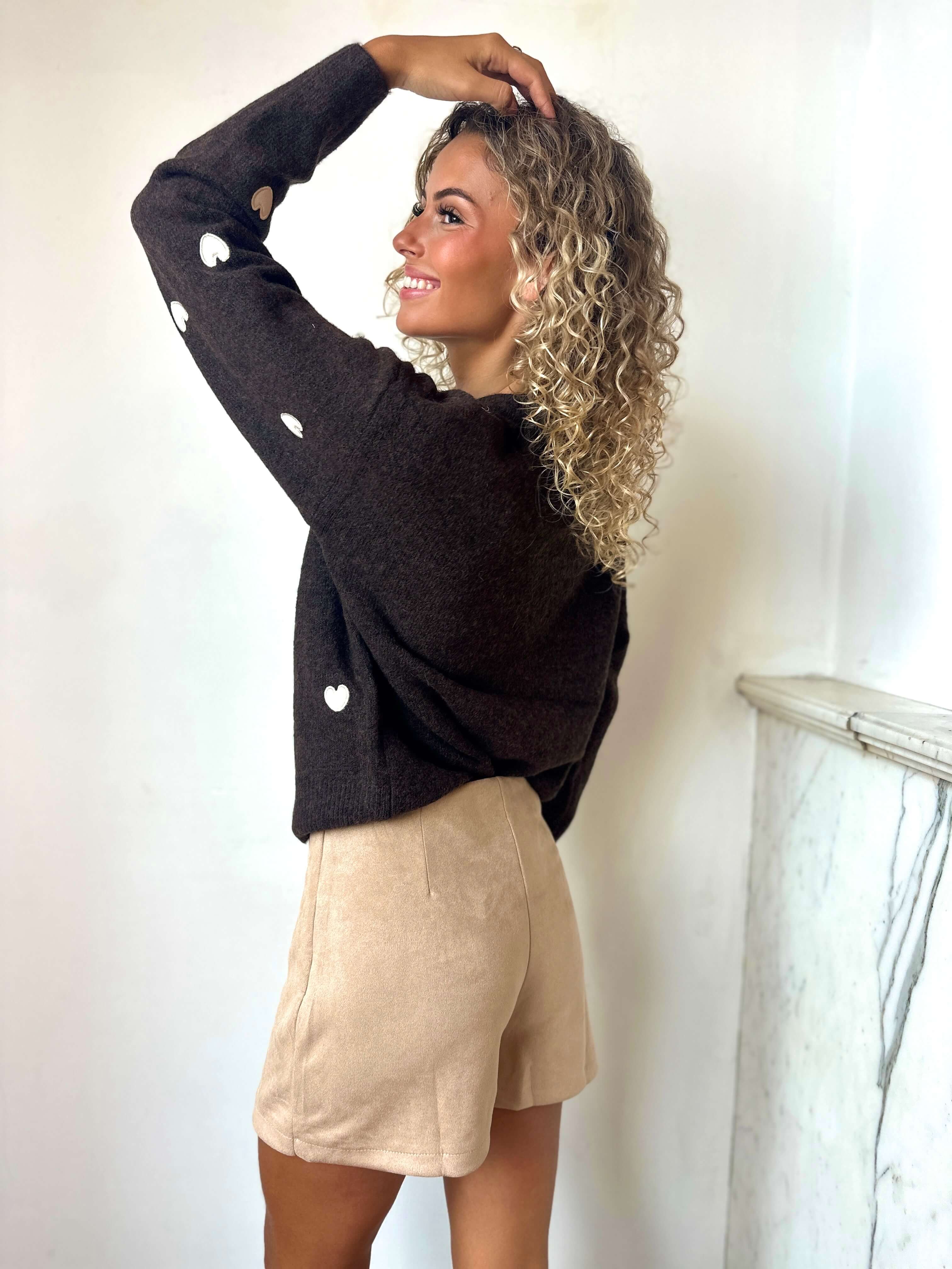 Gilet chocolat - CELESTE