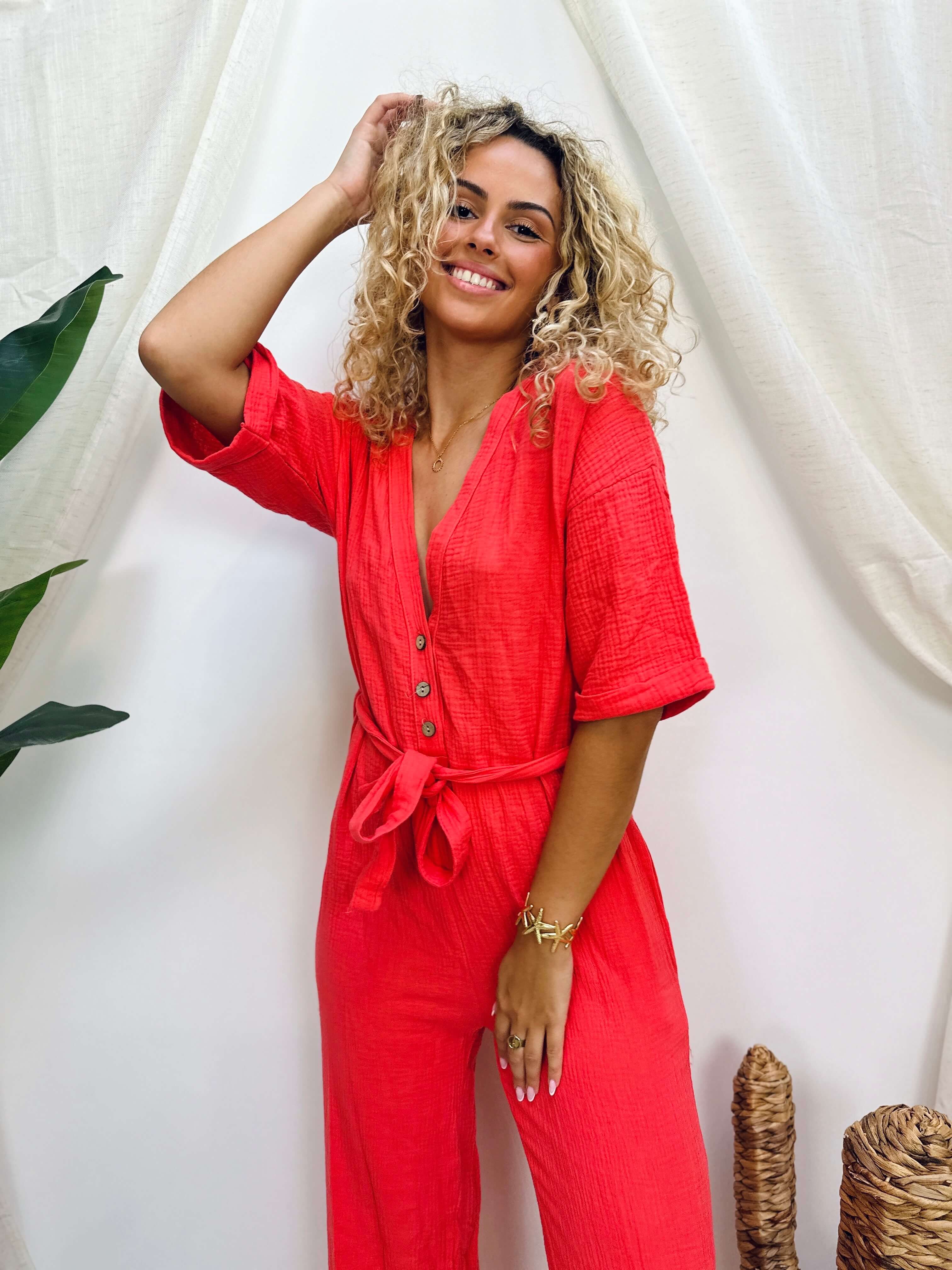 Combinaison corail - HELENA
