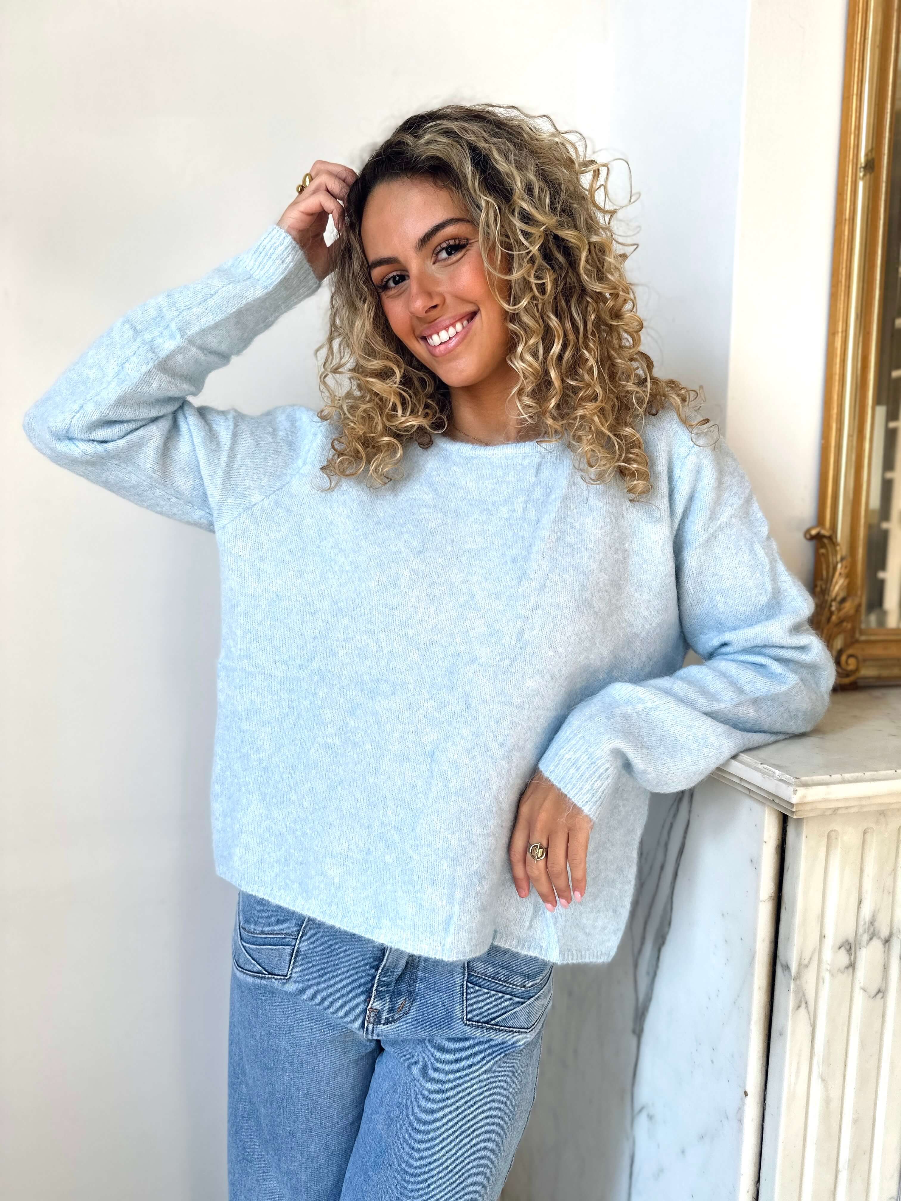 Pull bleu ciel - ELISE
