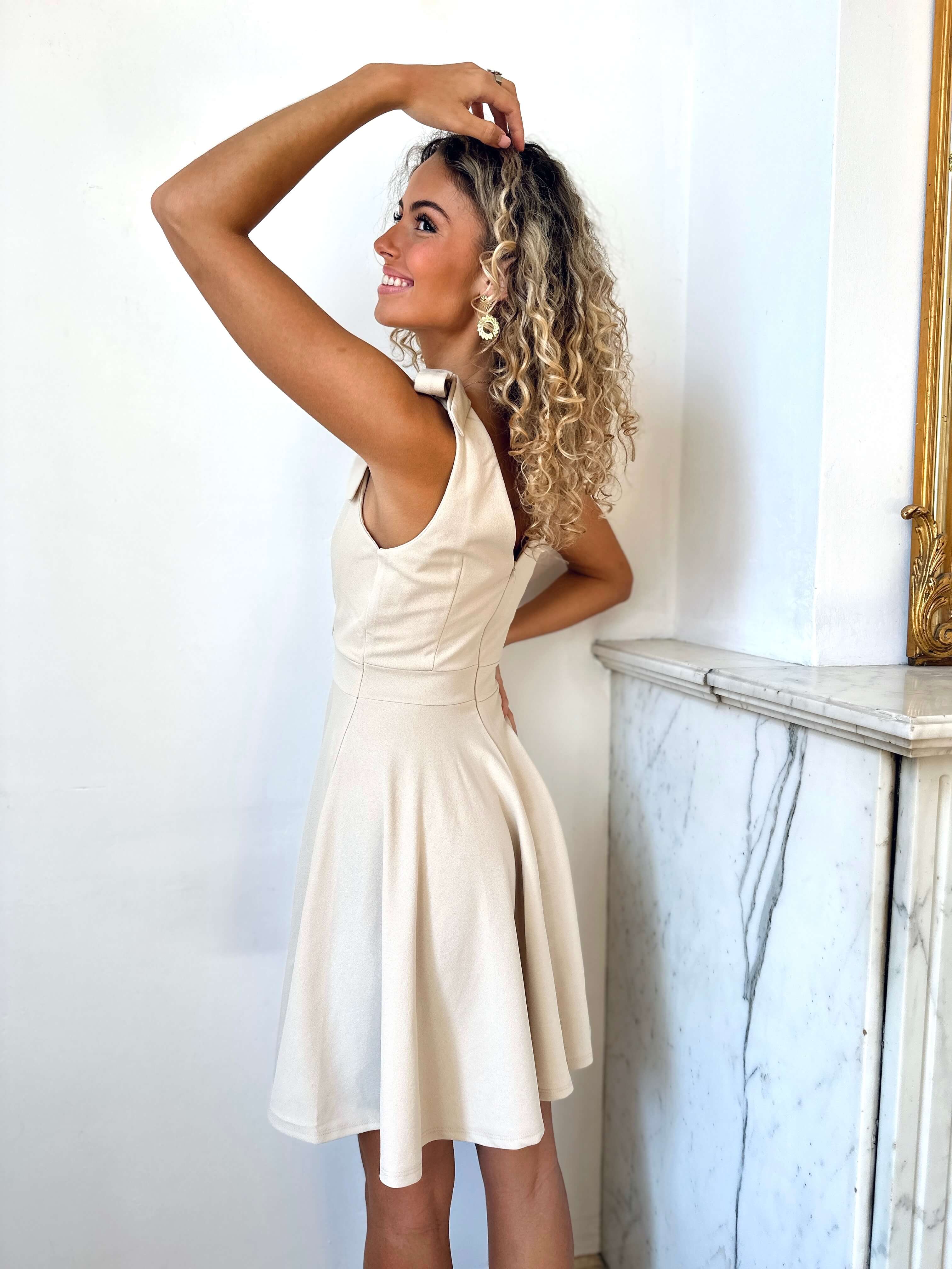 Robe beige - ZOE