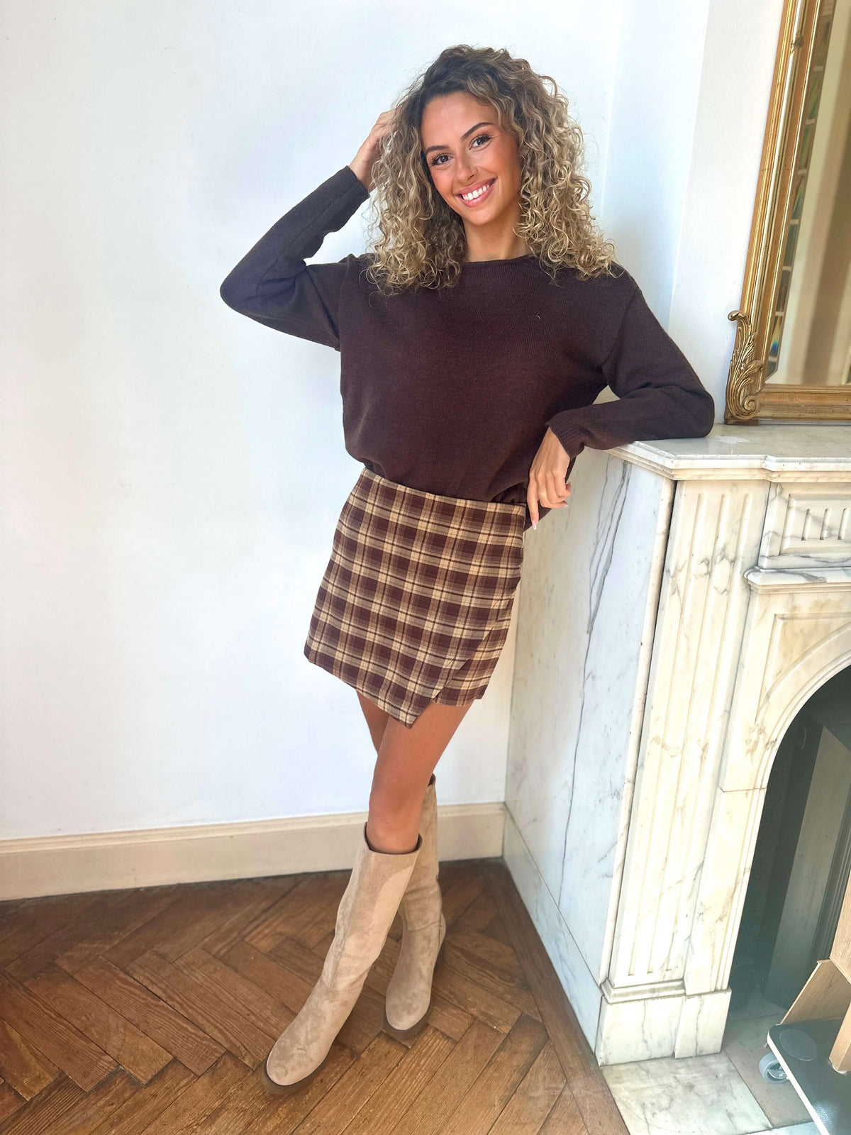 Pull chocolat - MORGANE