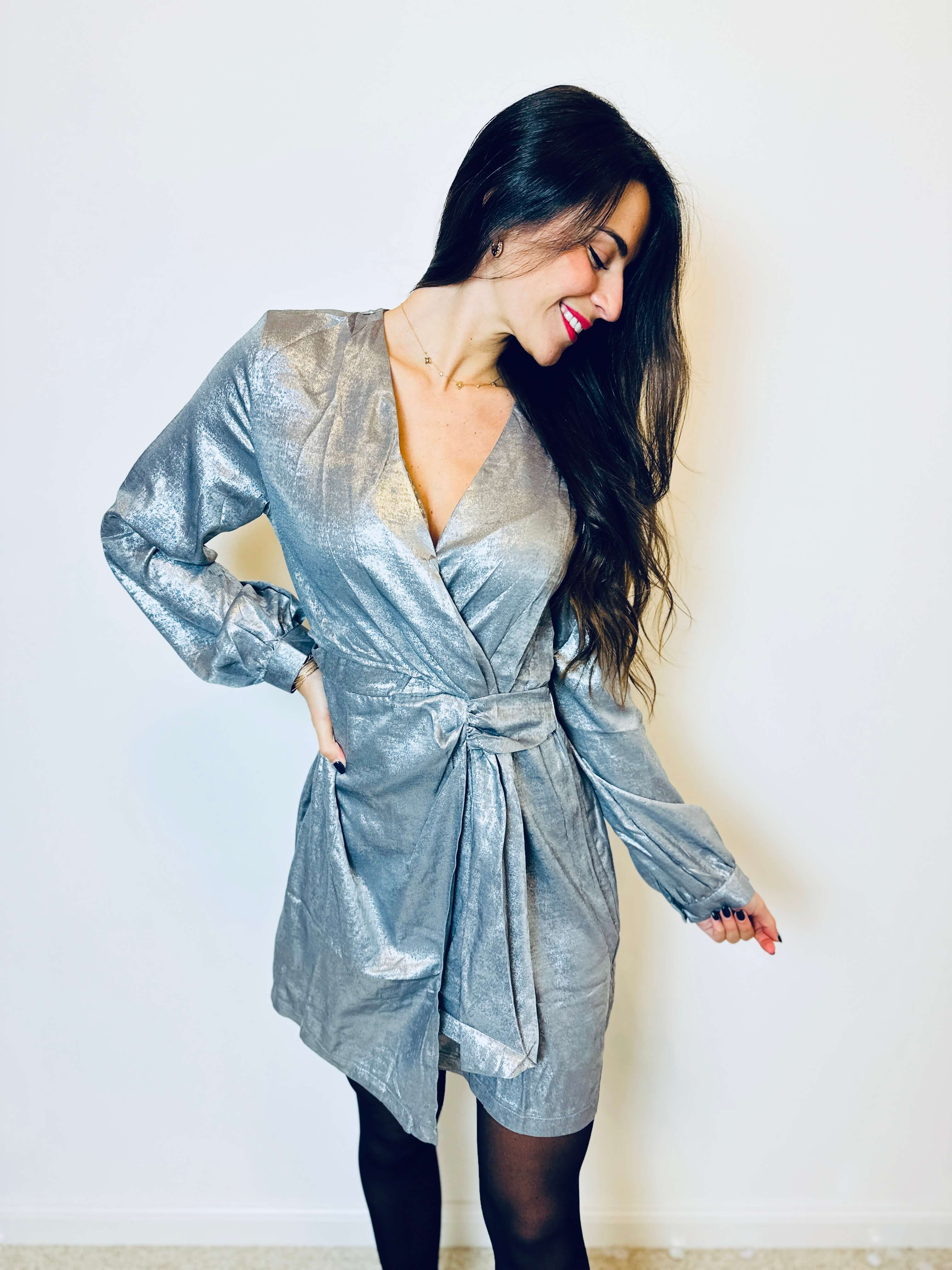 Robe argenté - MARGOT