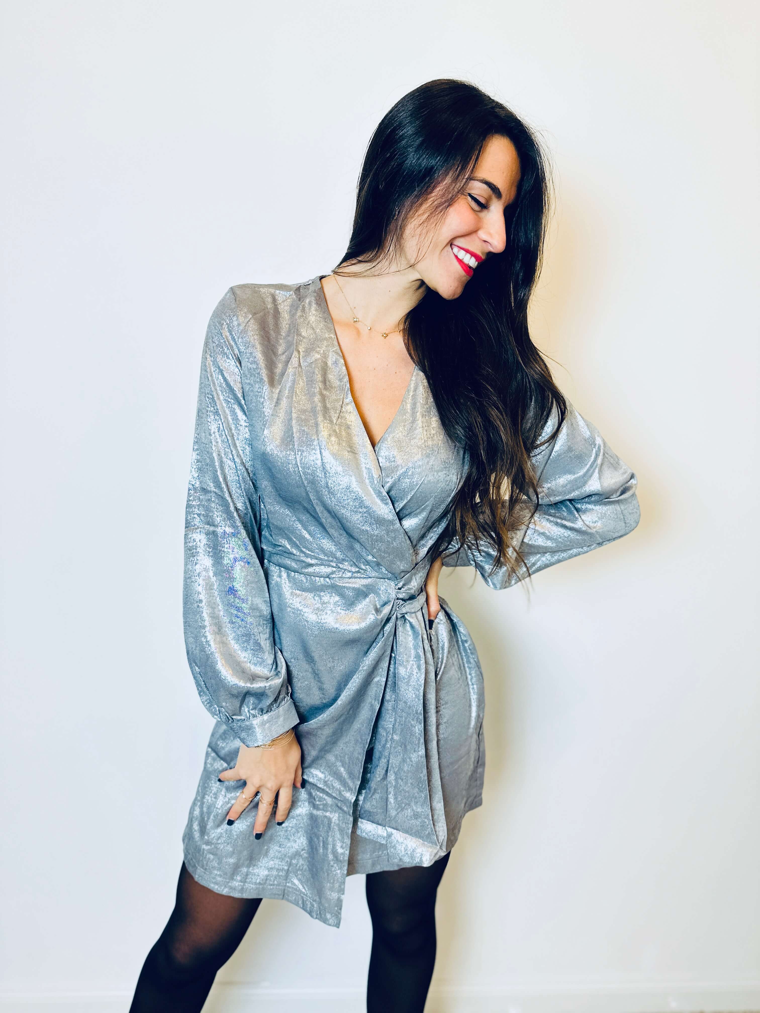 Robe argenté - MARGOT