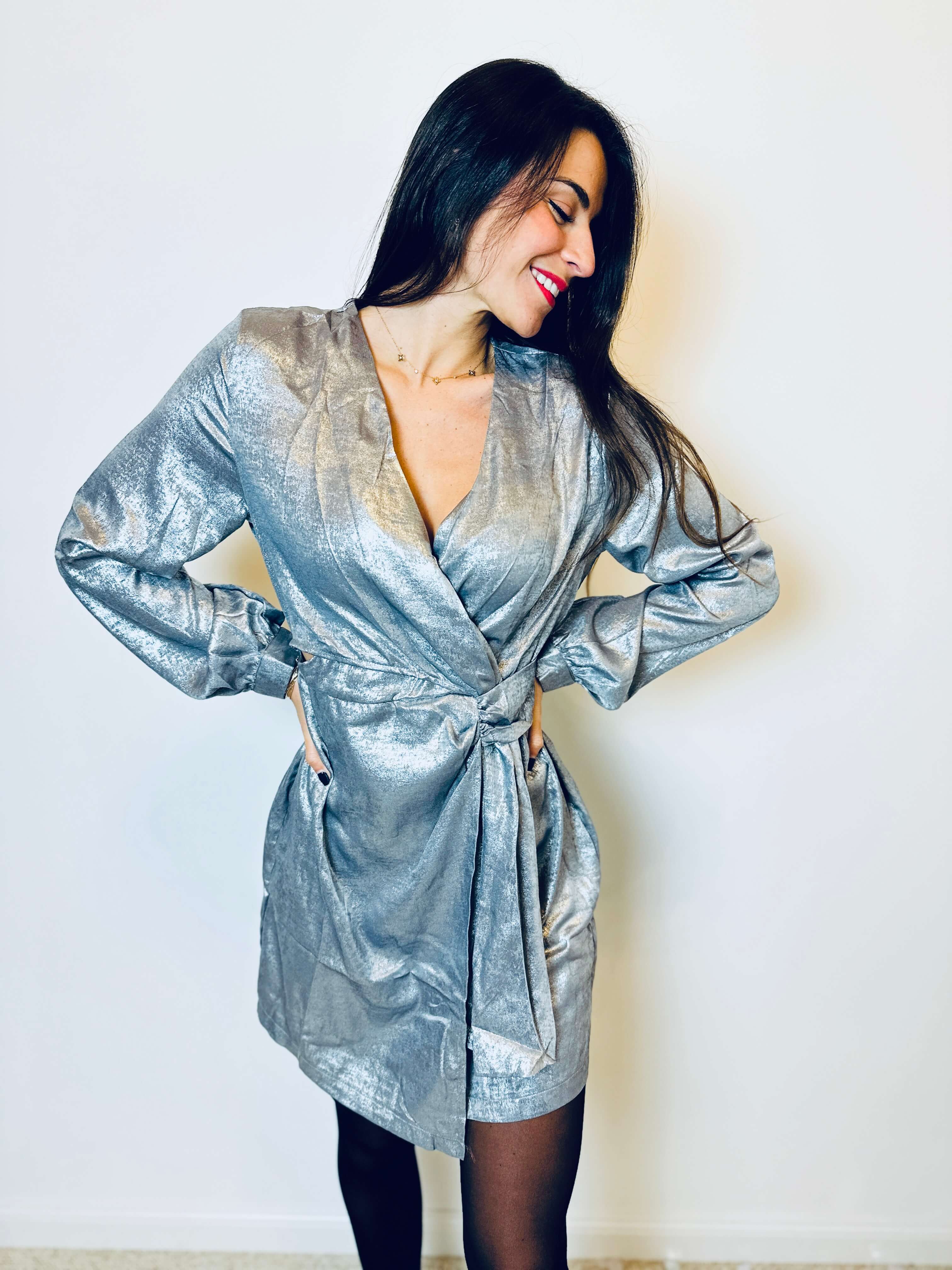 Robe argenté - MARGOT
