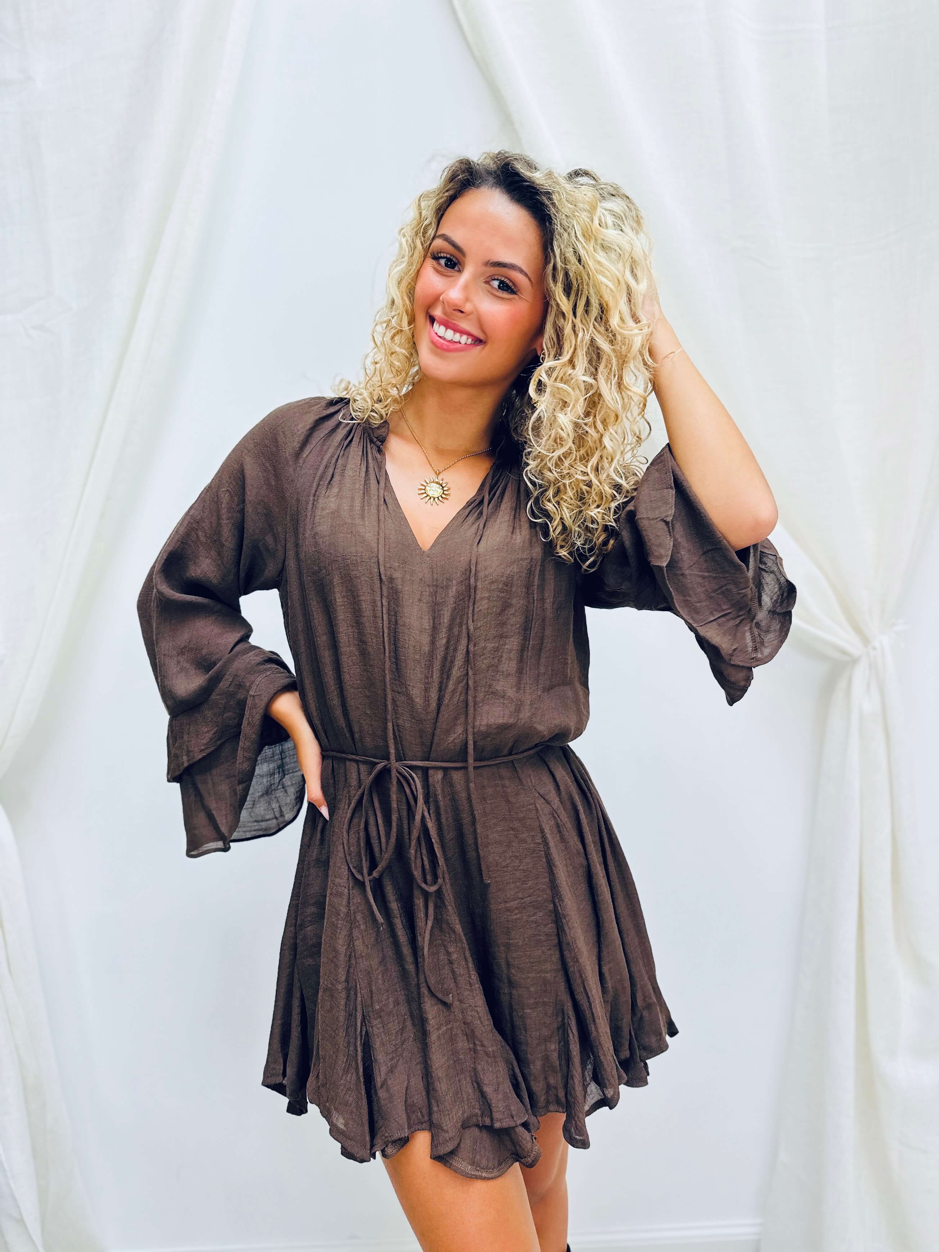 Robe chocolat - OCEANE