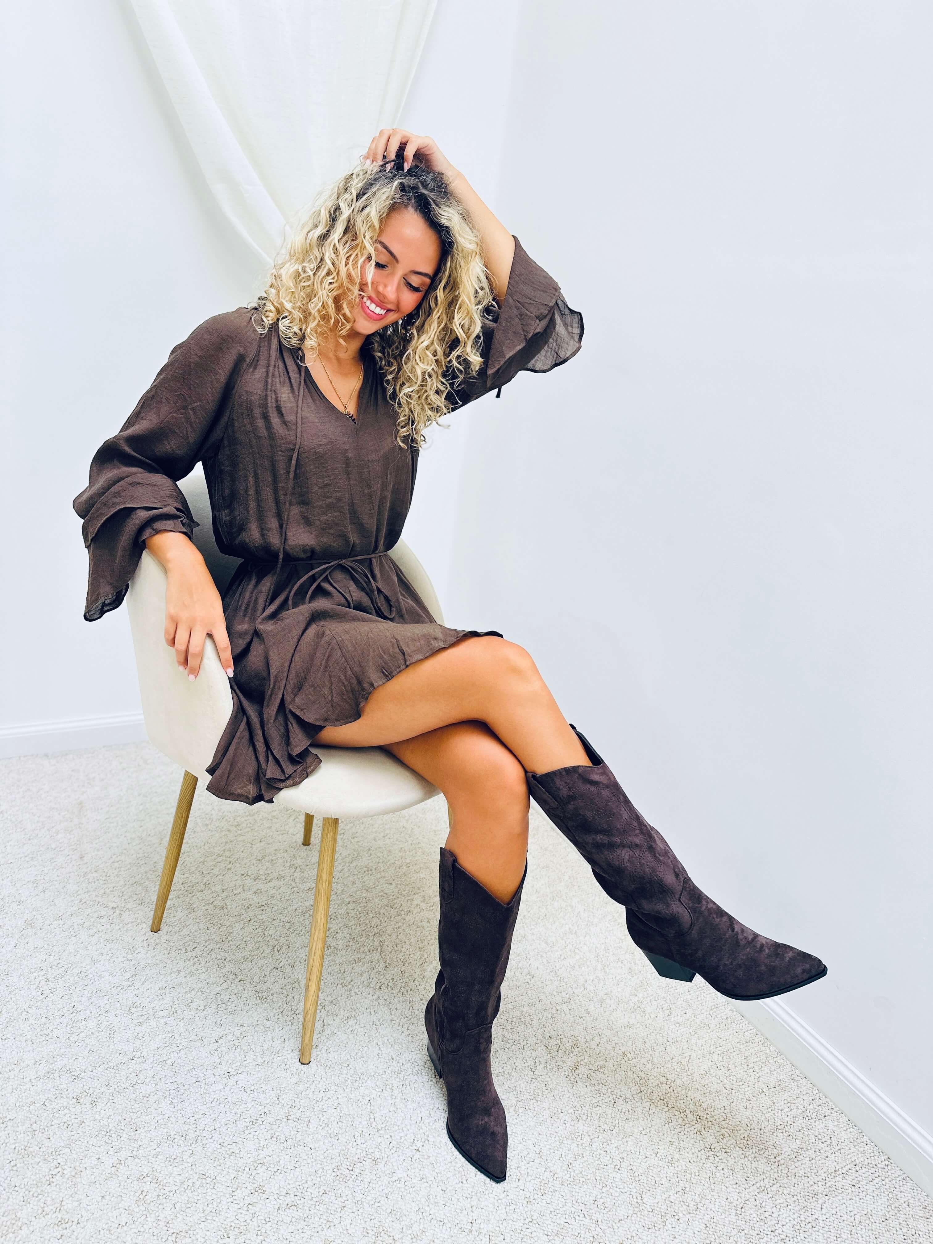 Robe chocolat - OCEANE