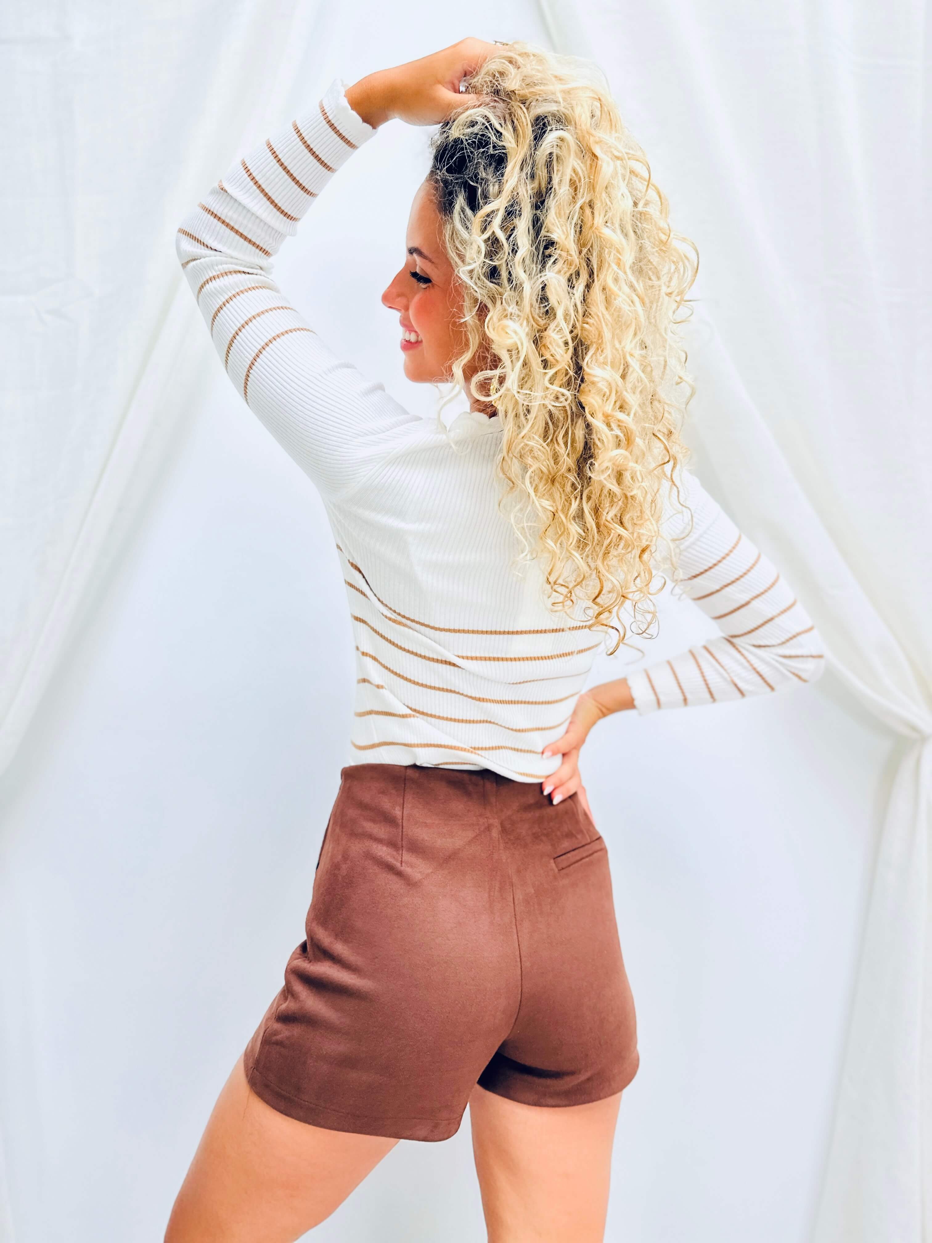 Jupe short camel - EVA
