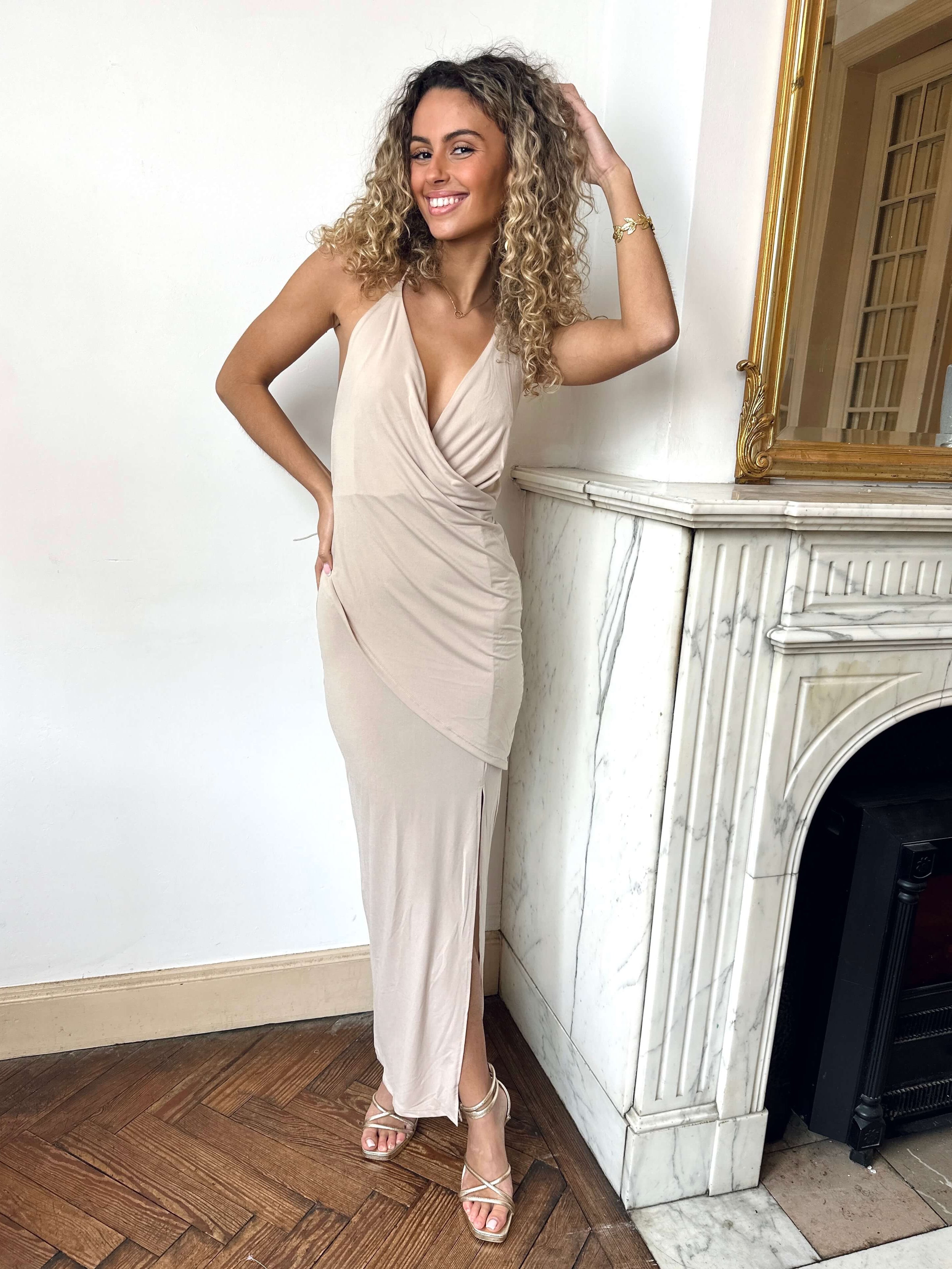Robe beige - GUISEPPA