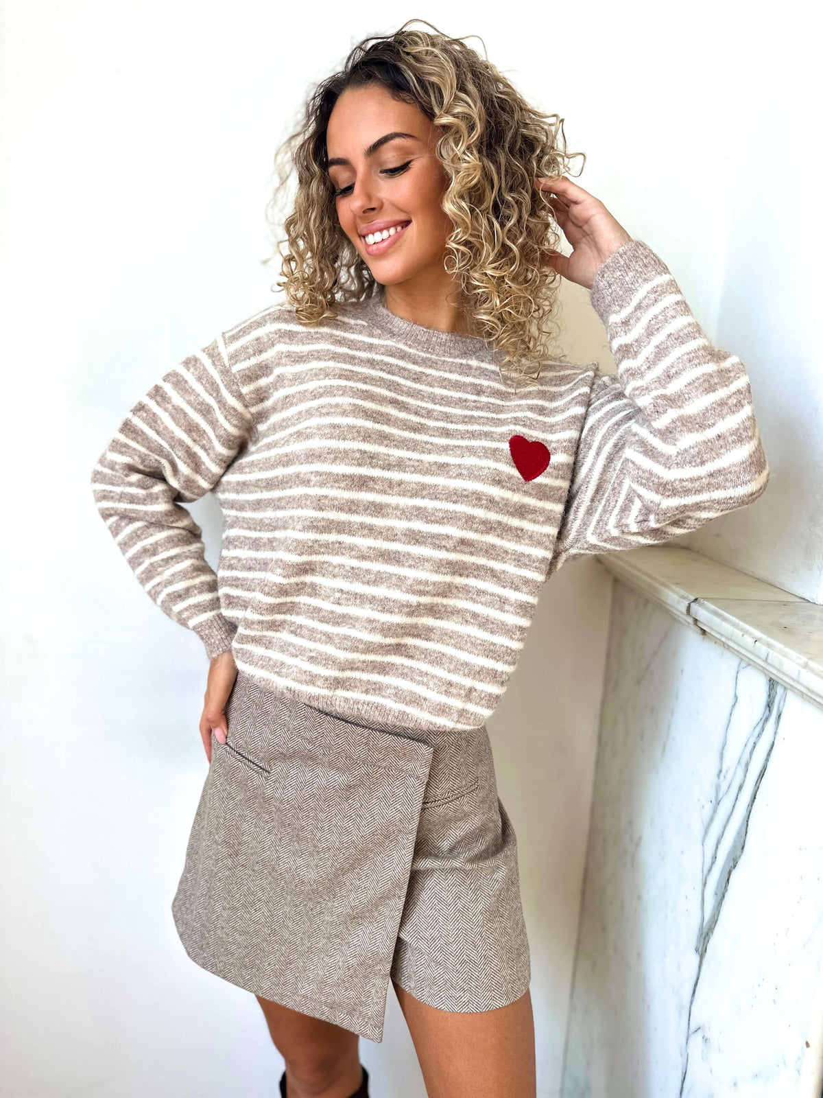 Pull beige - AMOUR