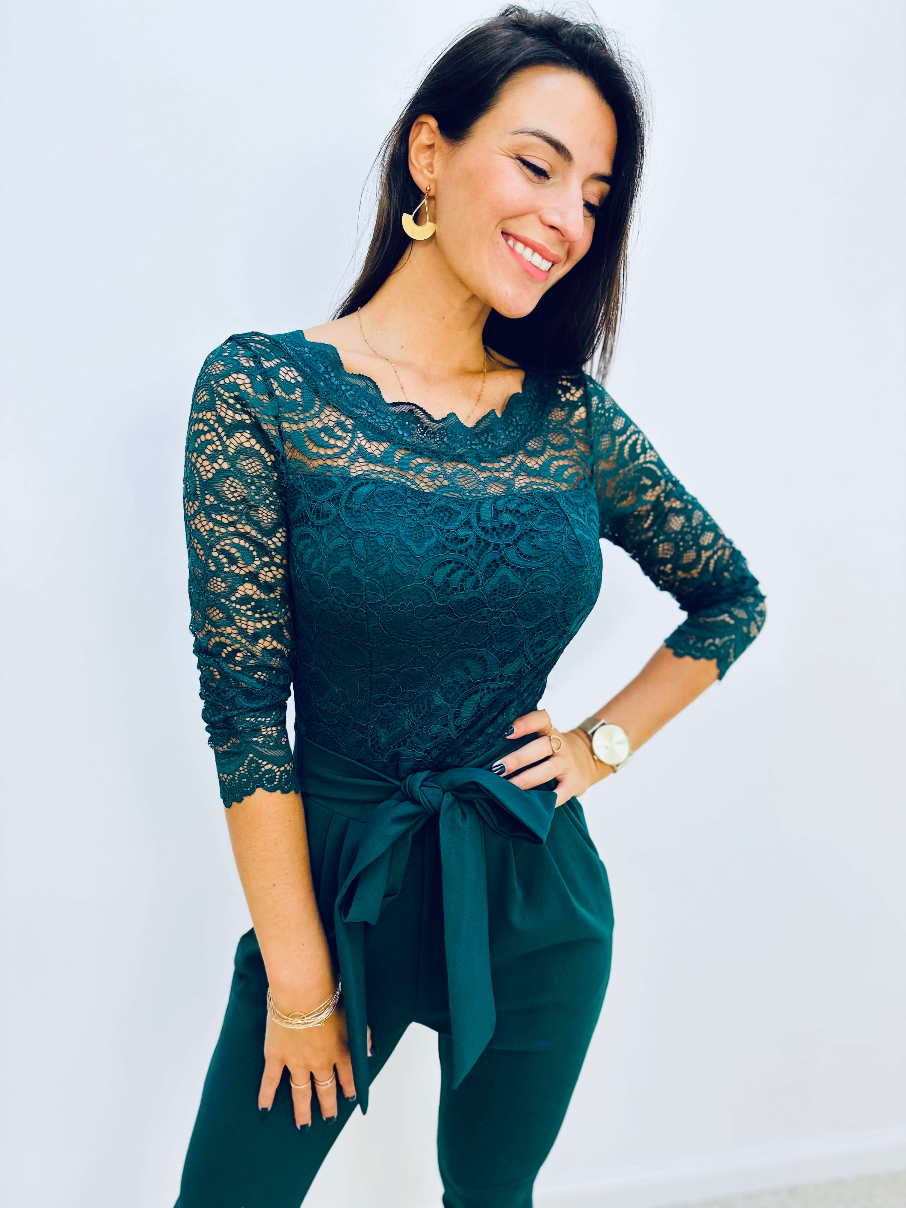 Combinaison pantalon verte - MIA