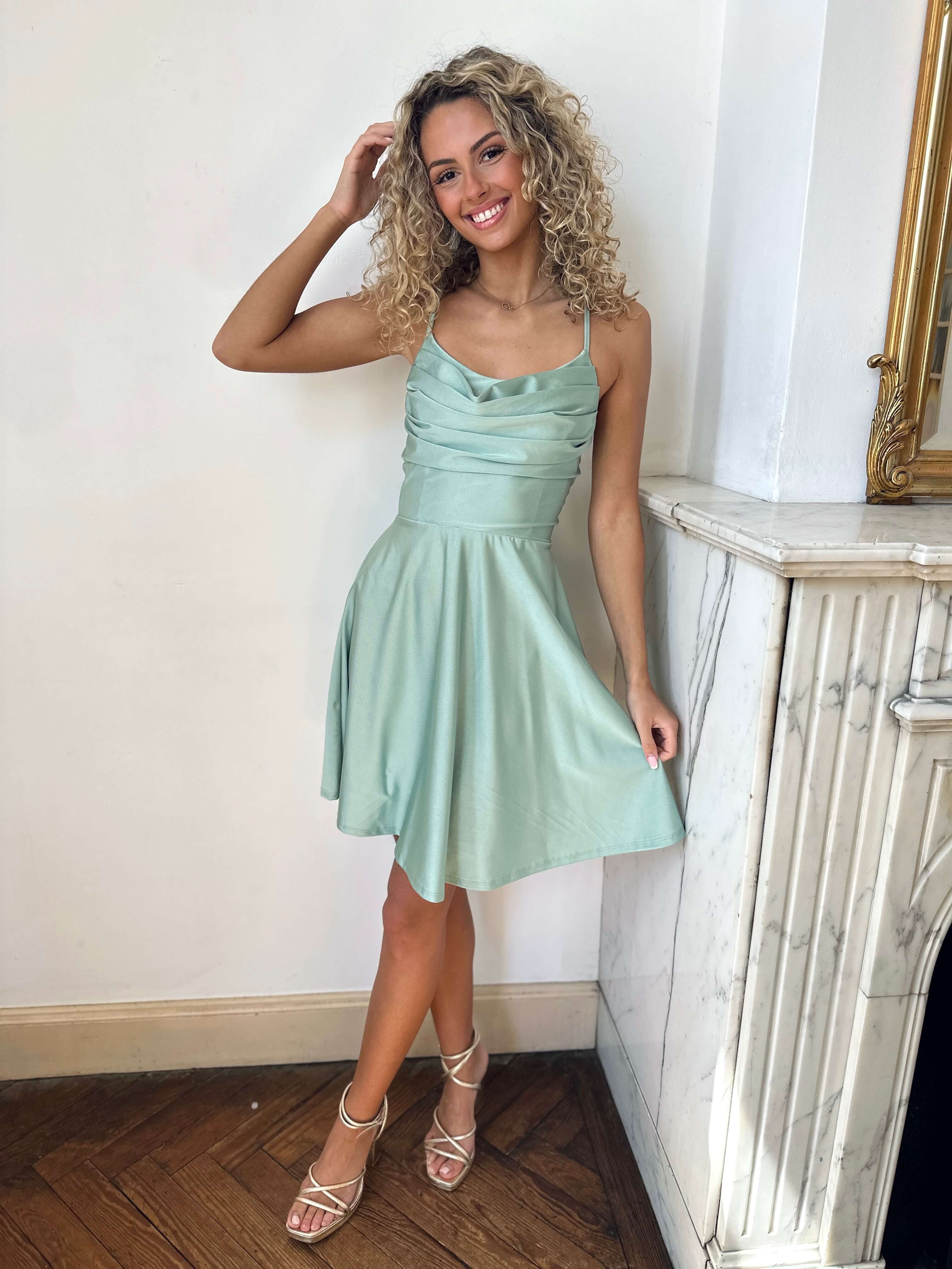 Robe vert d'eau - ALICE
