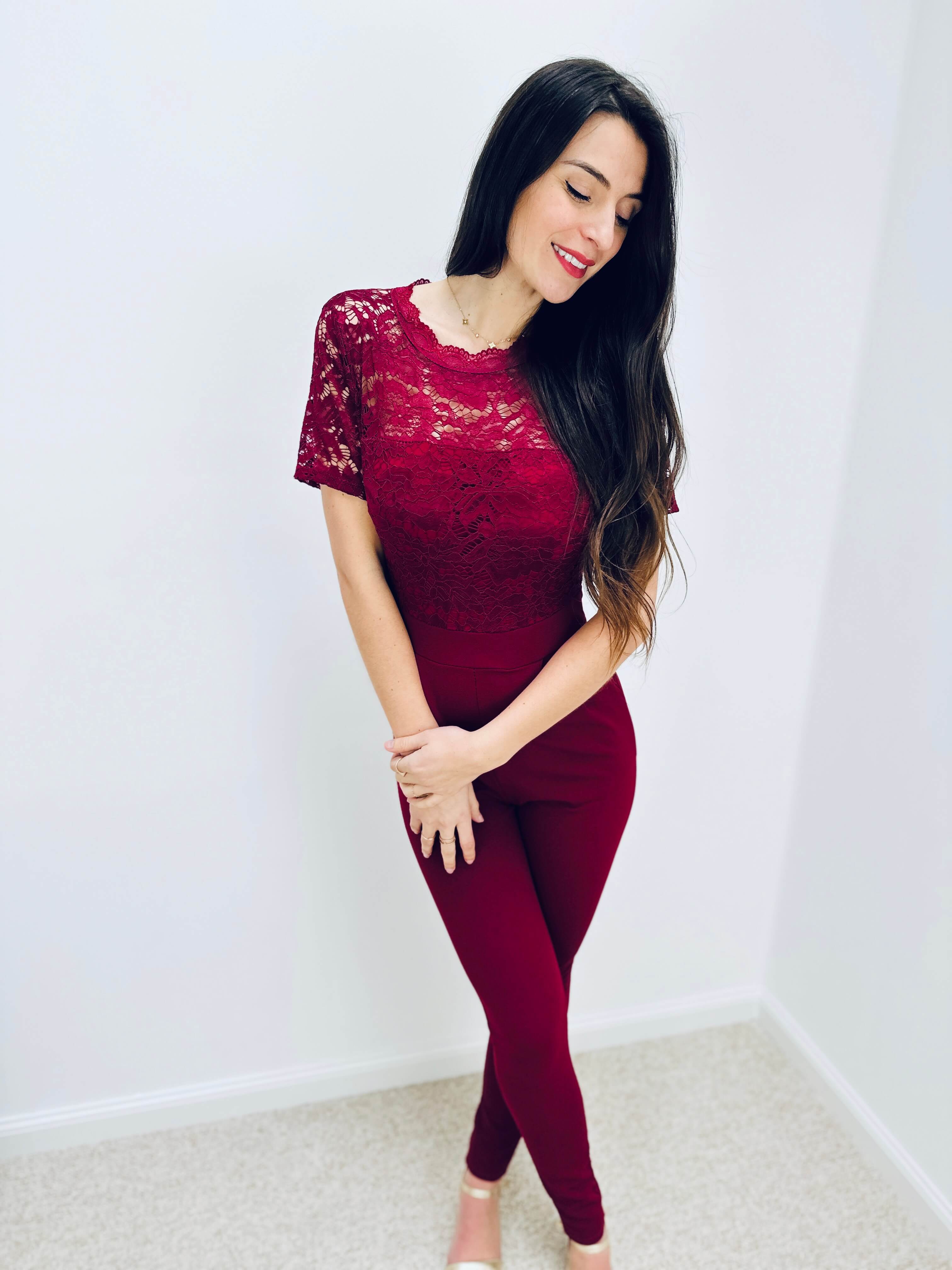 combinaison bordeaux - IRINA new