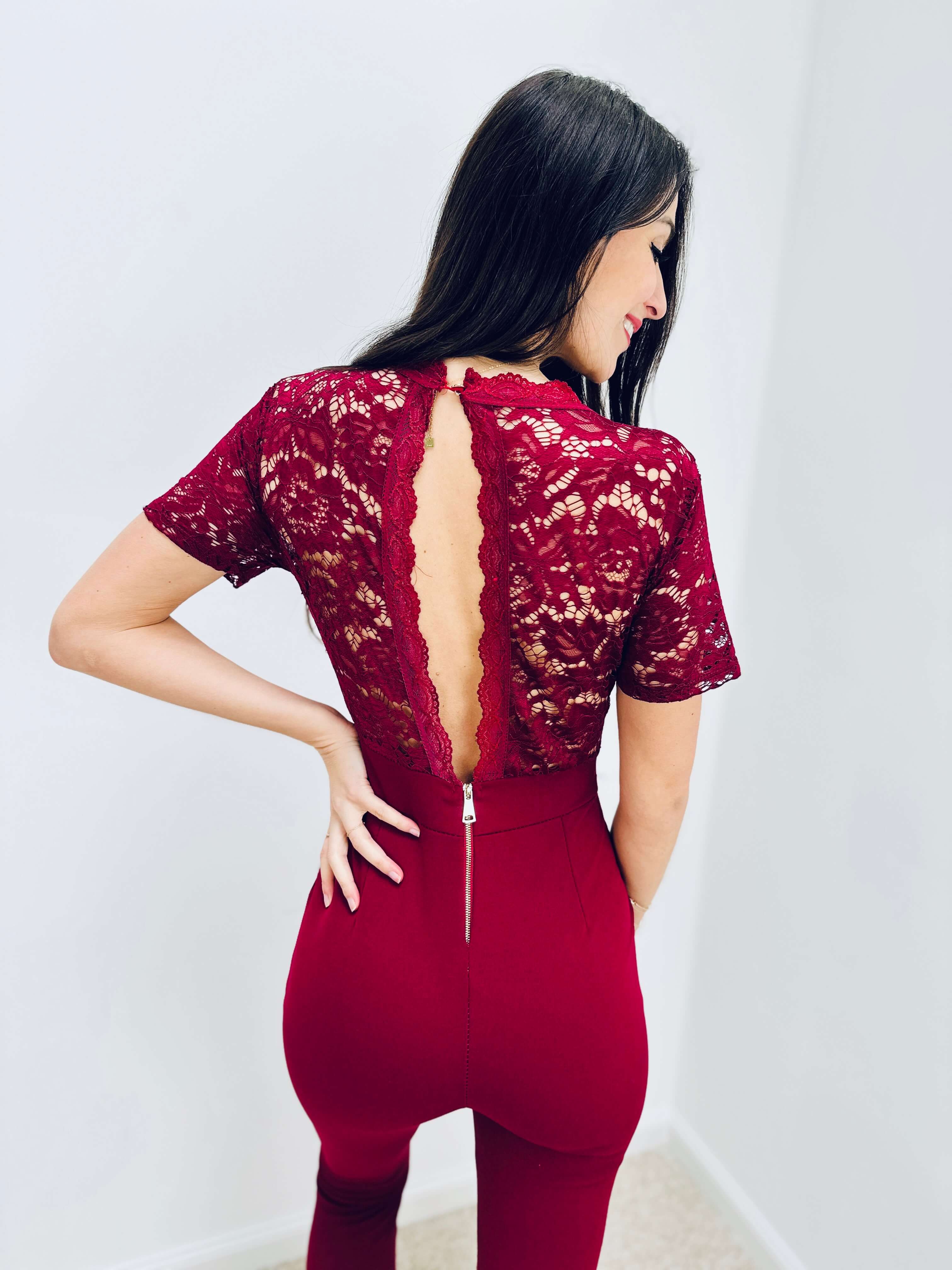 combinaison bordeaux - IRINA new