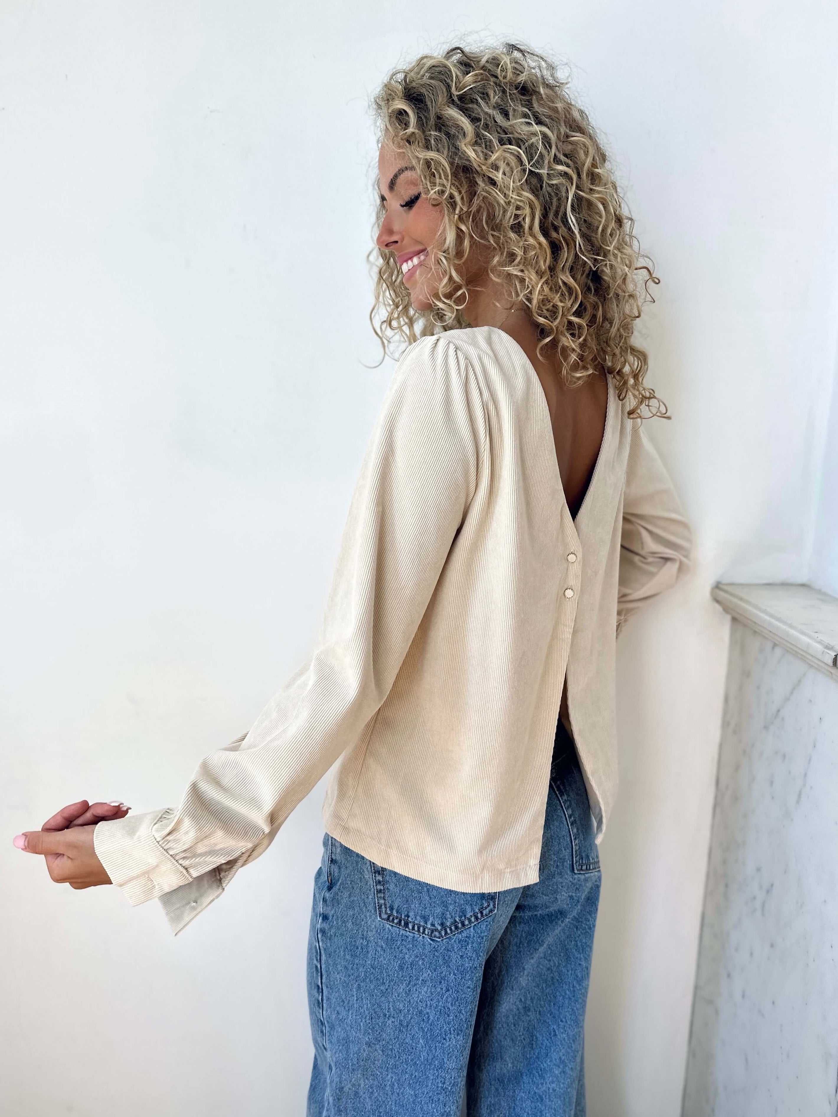 Blouse beige - ZOE