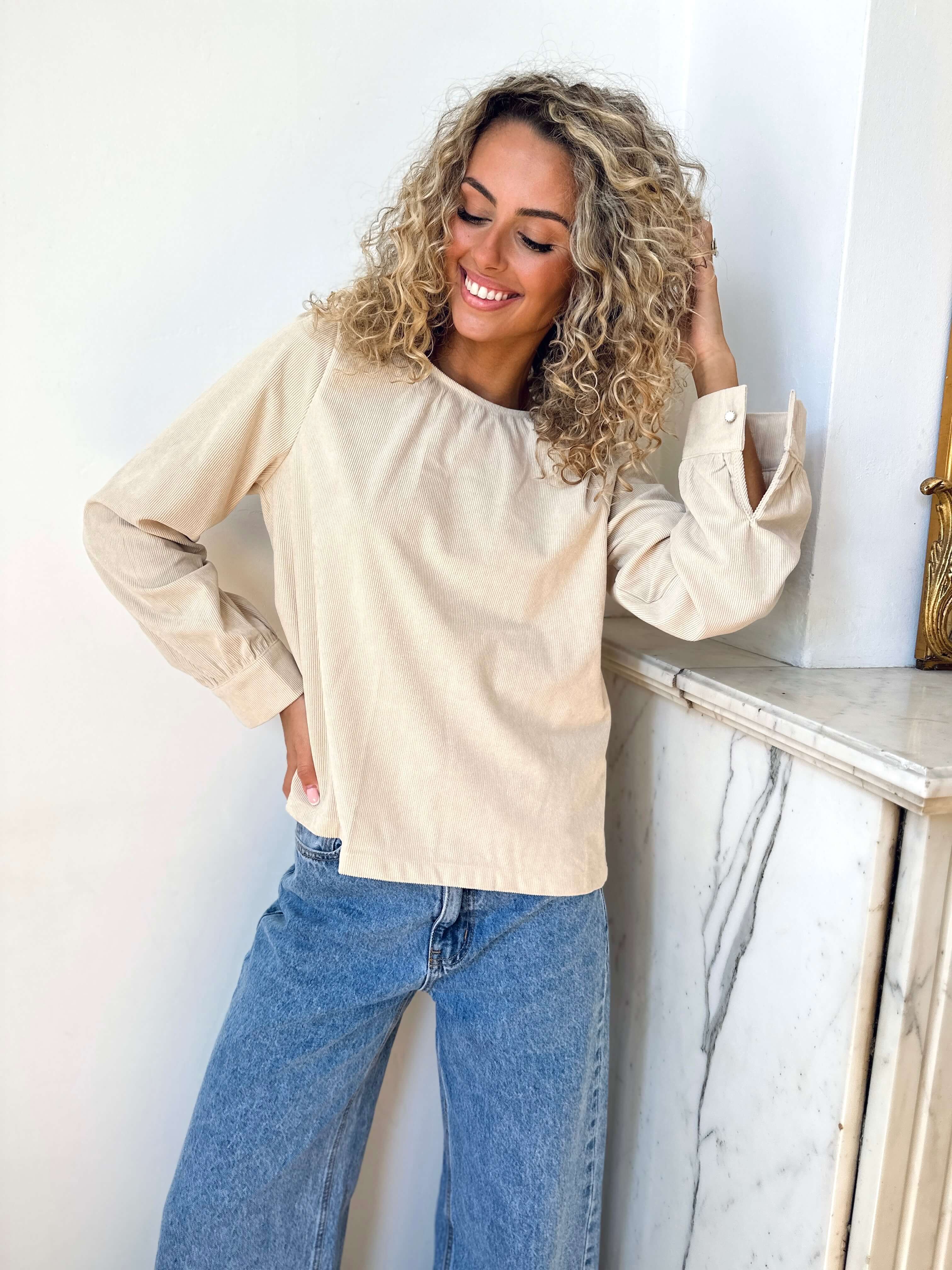 Blouse beige - ZOE