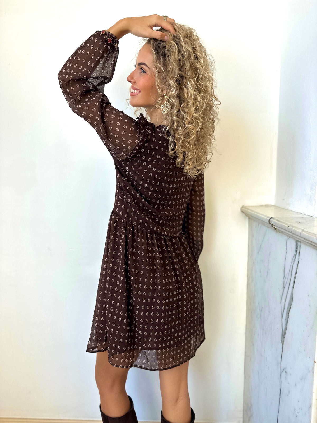 Robe chocolat - CELESTE