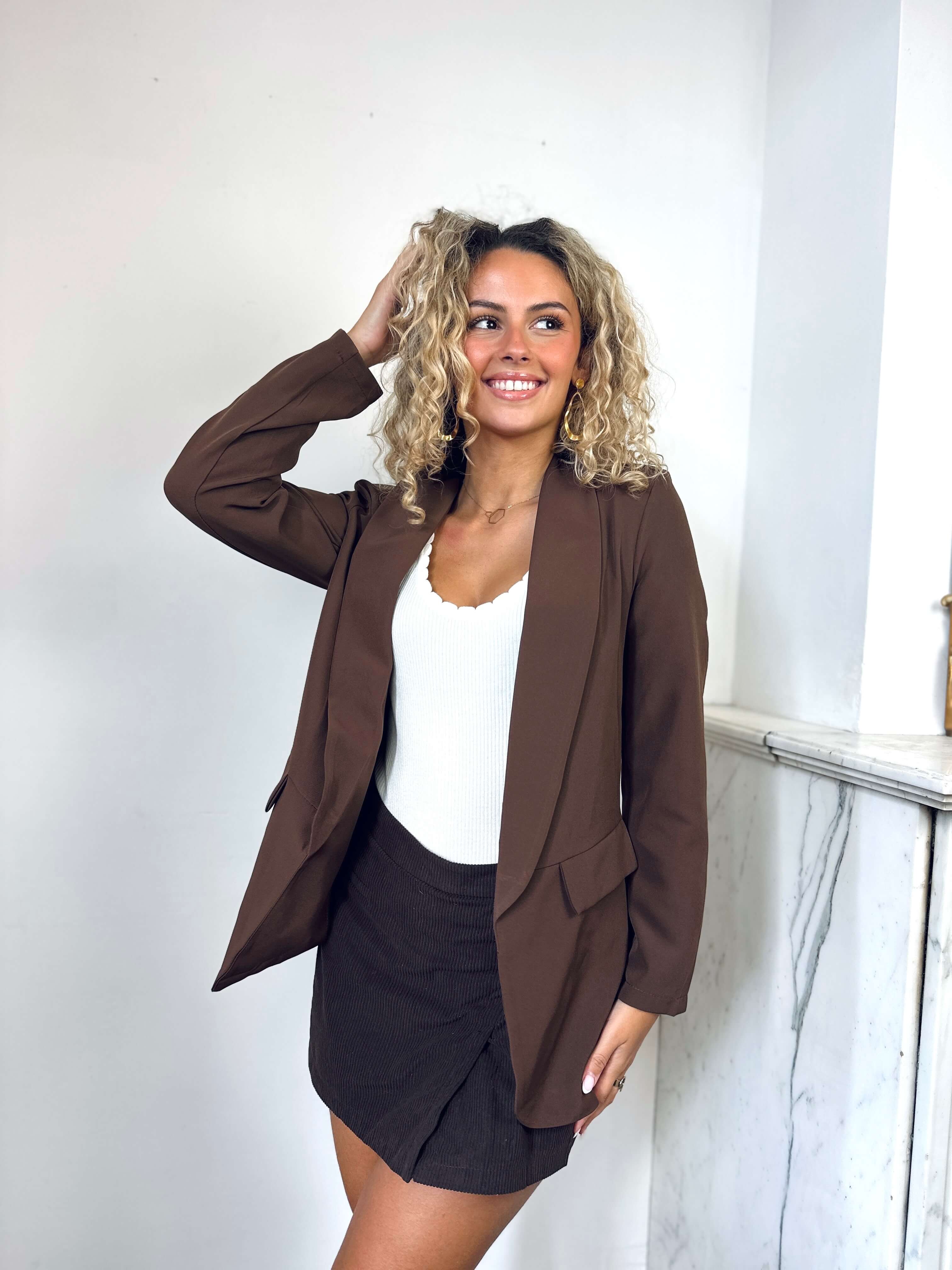 Blazer chocolat - CAM
