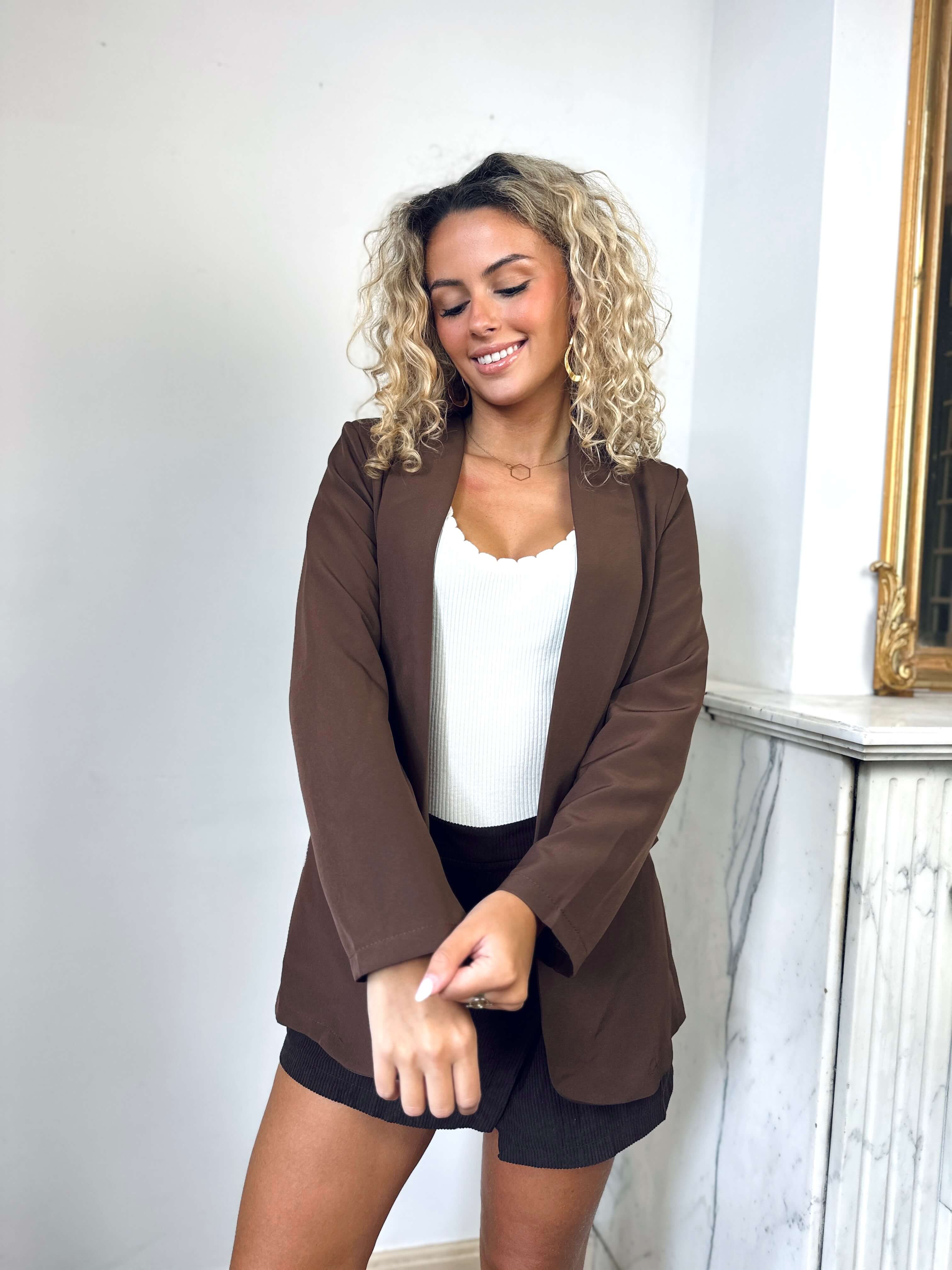Blazer chocolat - CAM