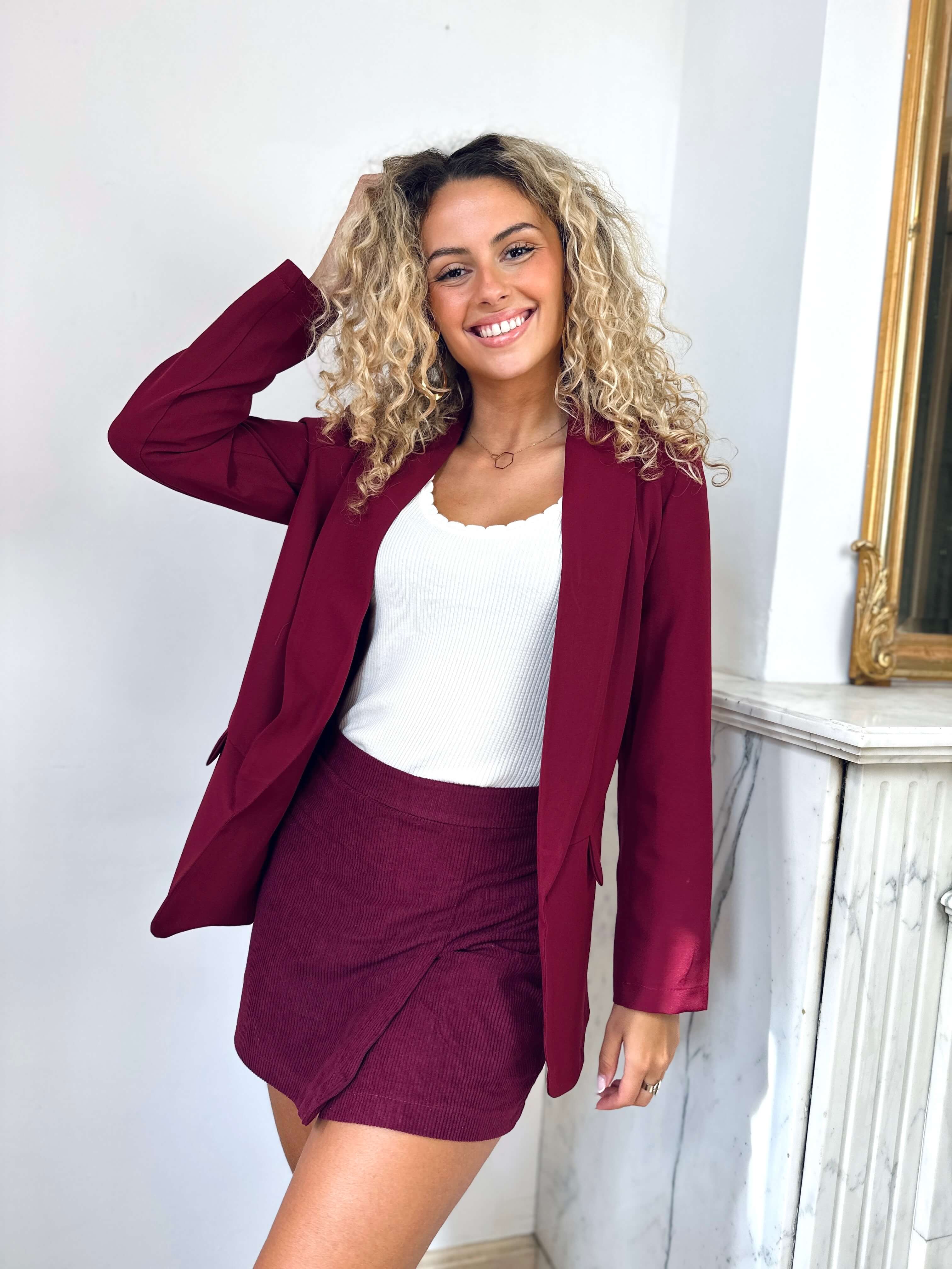 Blazer bordeaux - CAM