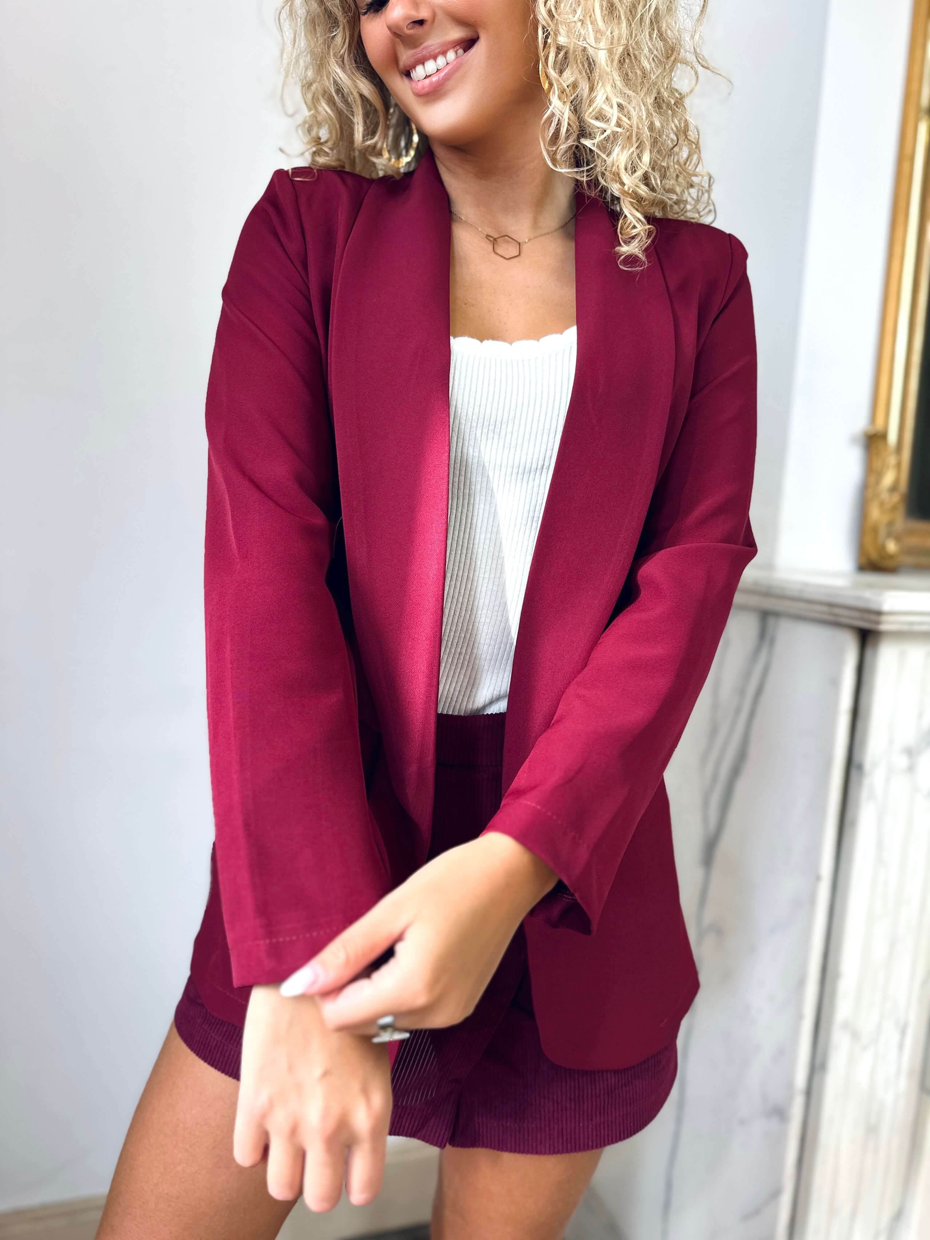 Blazer bordeaux - CAM