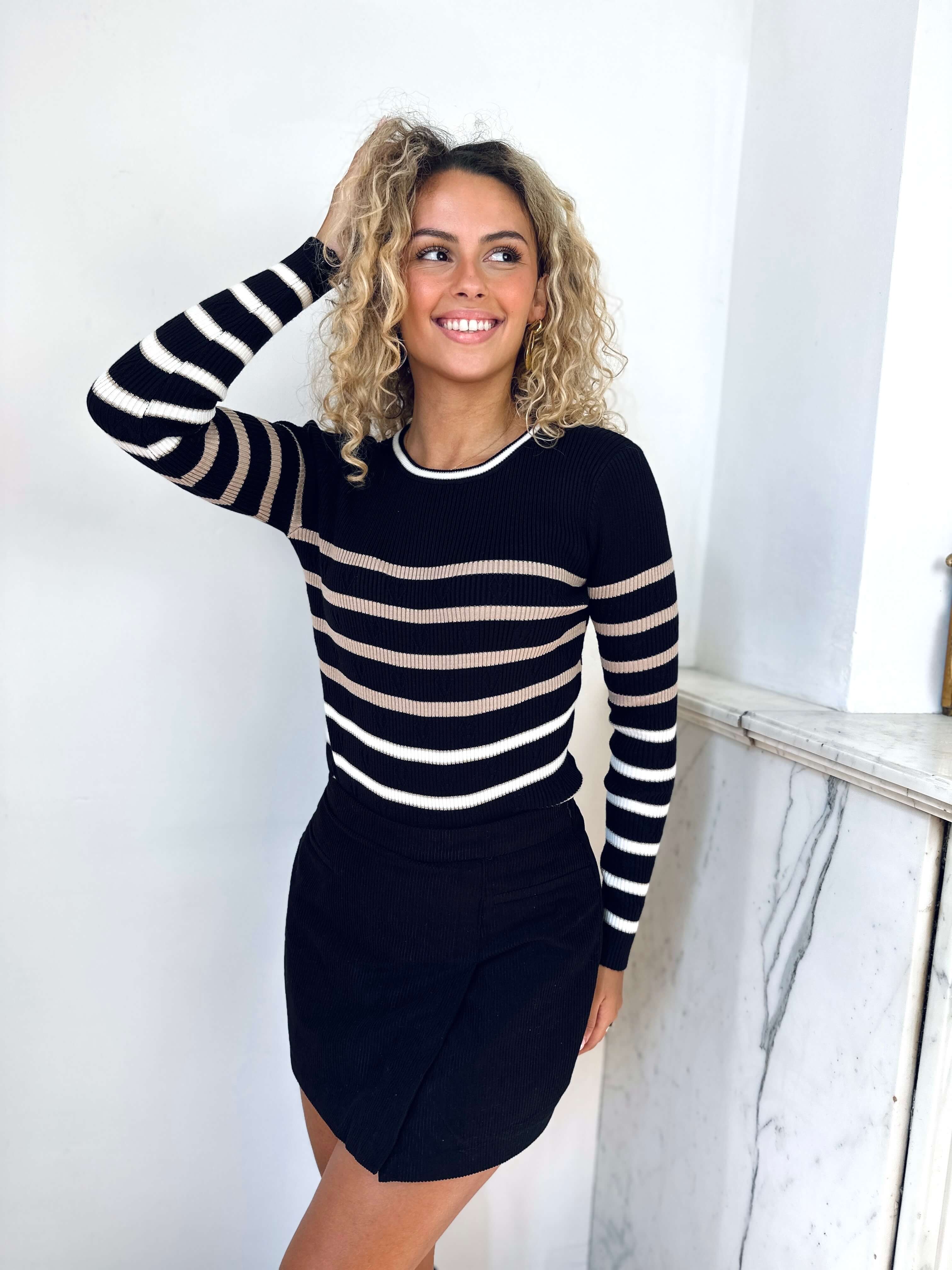 Pull noir - PAULINE