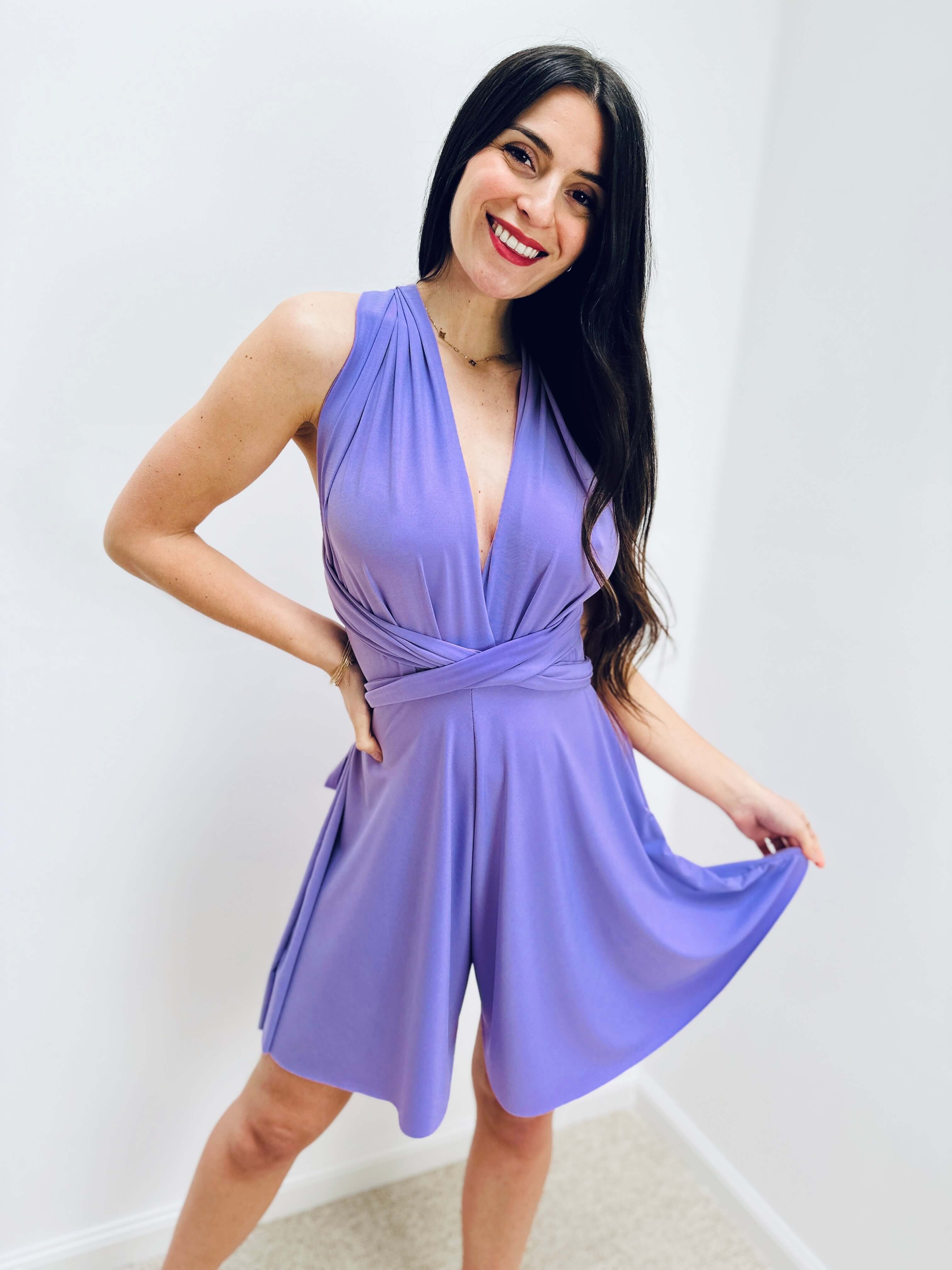 Combishort lila - JULIETTE