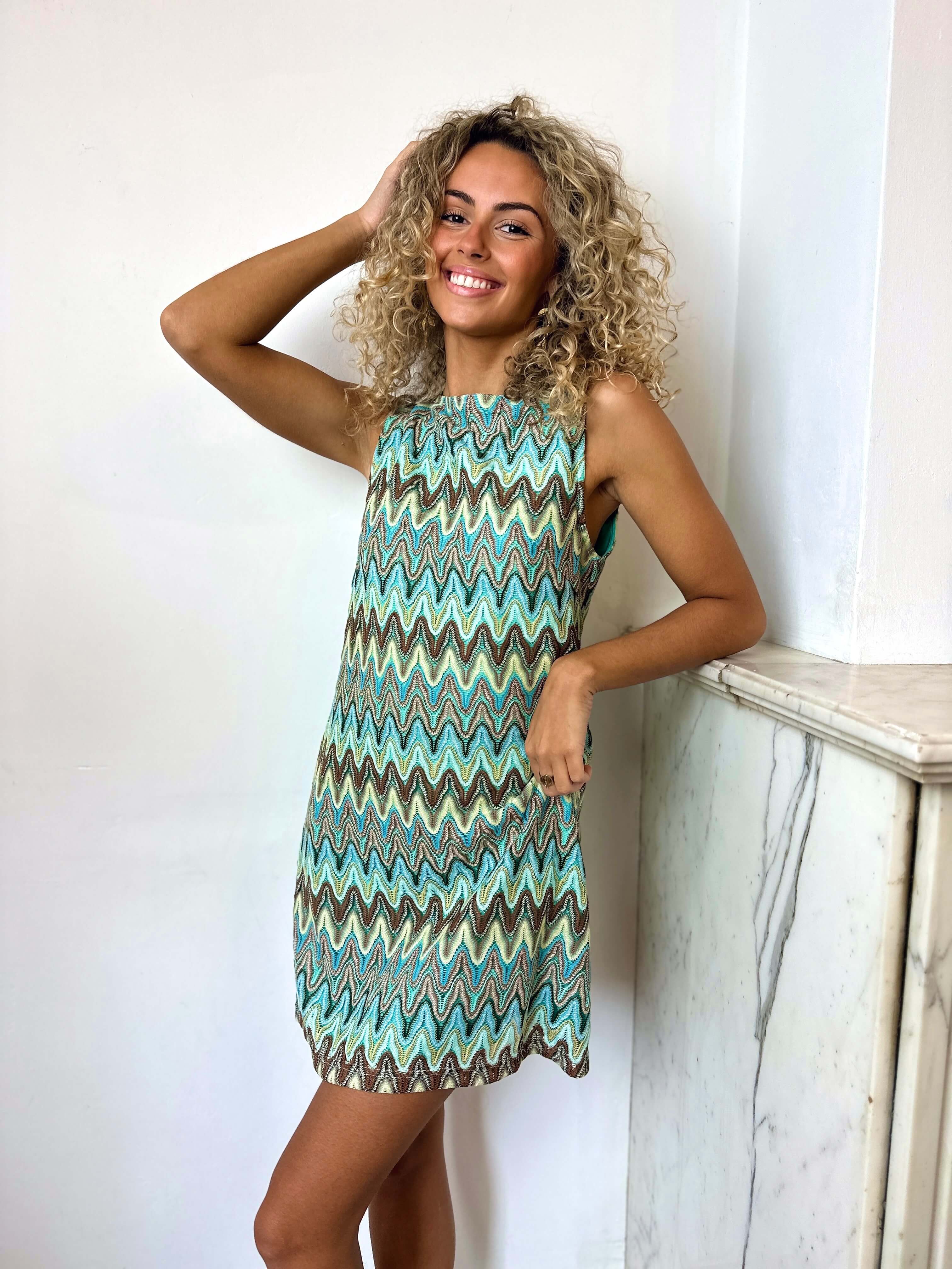 Robe turquoise - JOSEPHINE