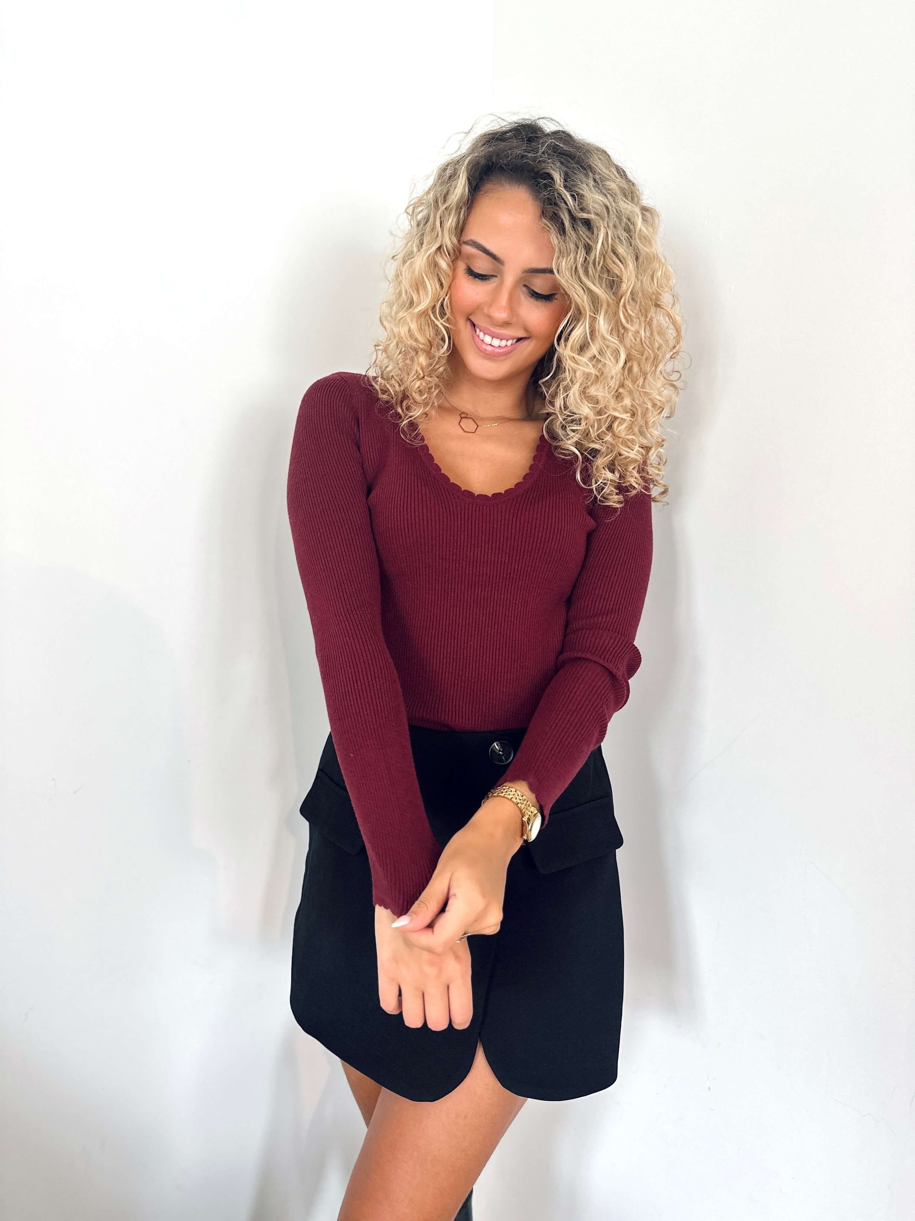Jupe short noir - BELLA