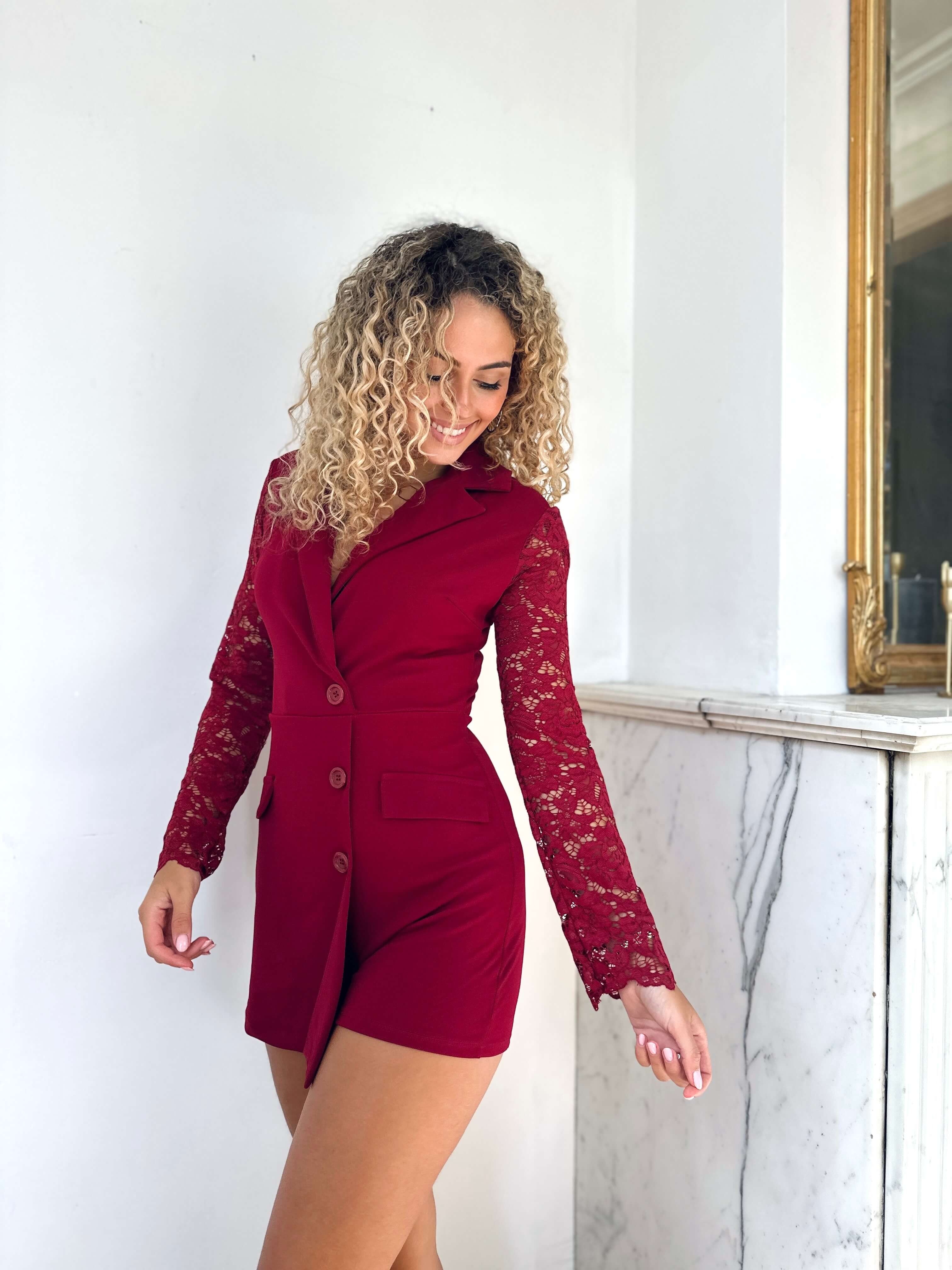 Combishort bordeaux - EMILIE