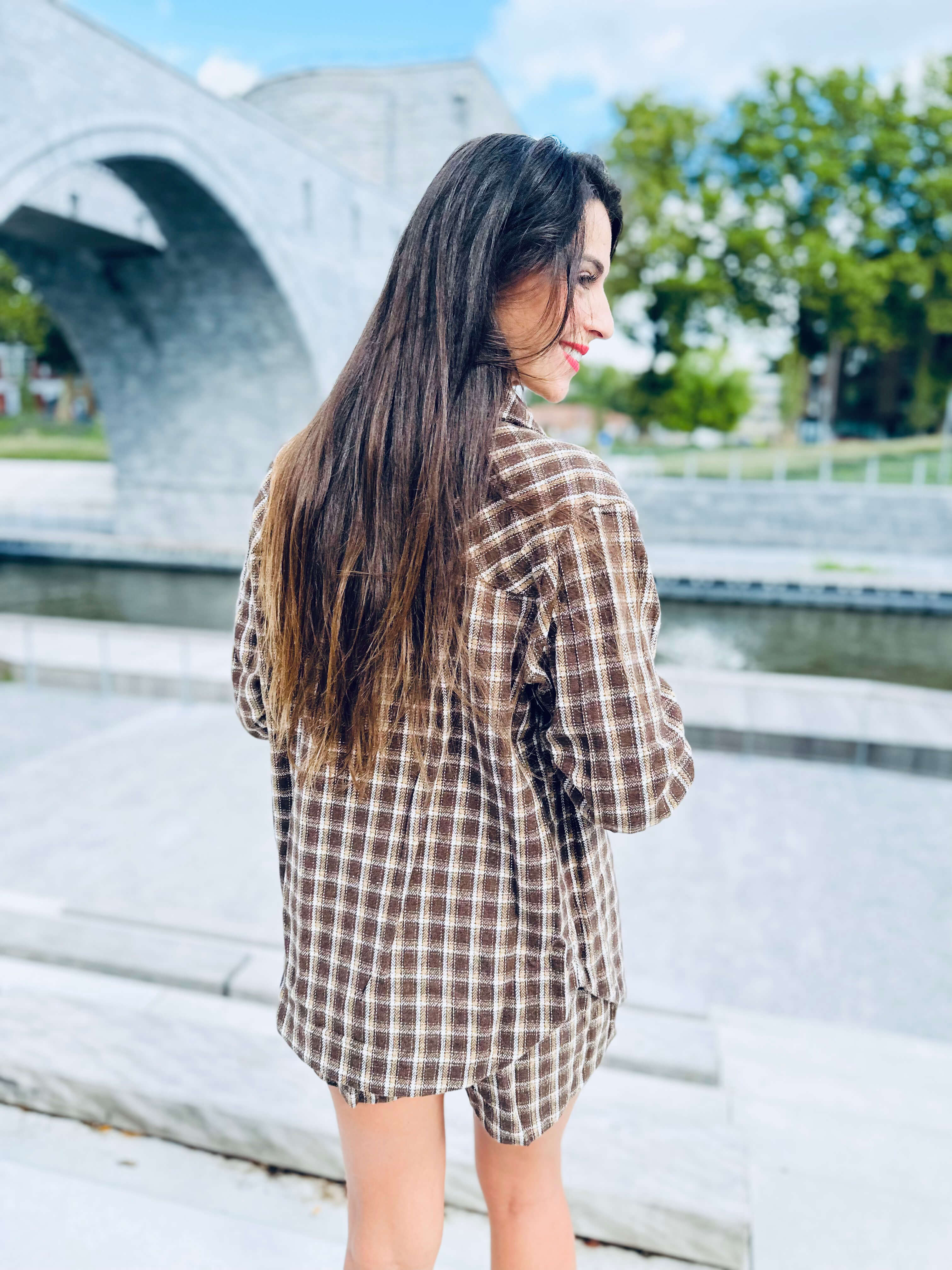 Veste à carreaux - MARTIN