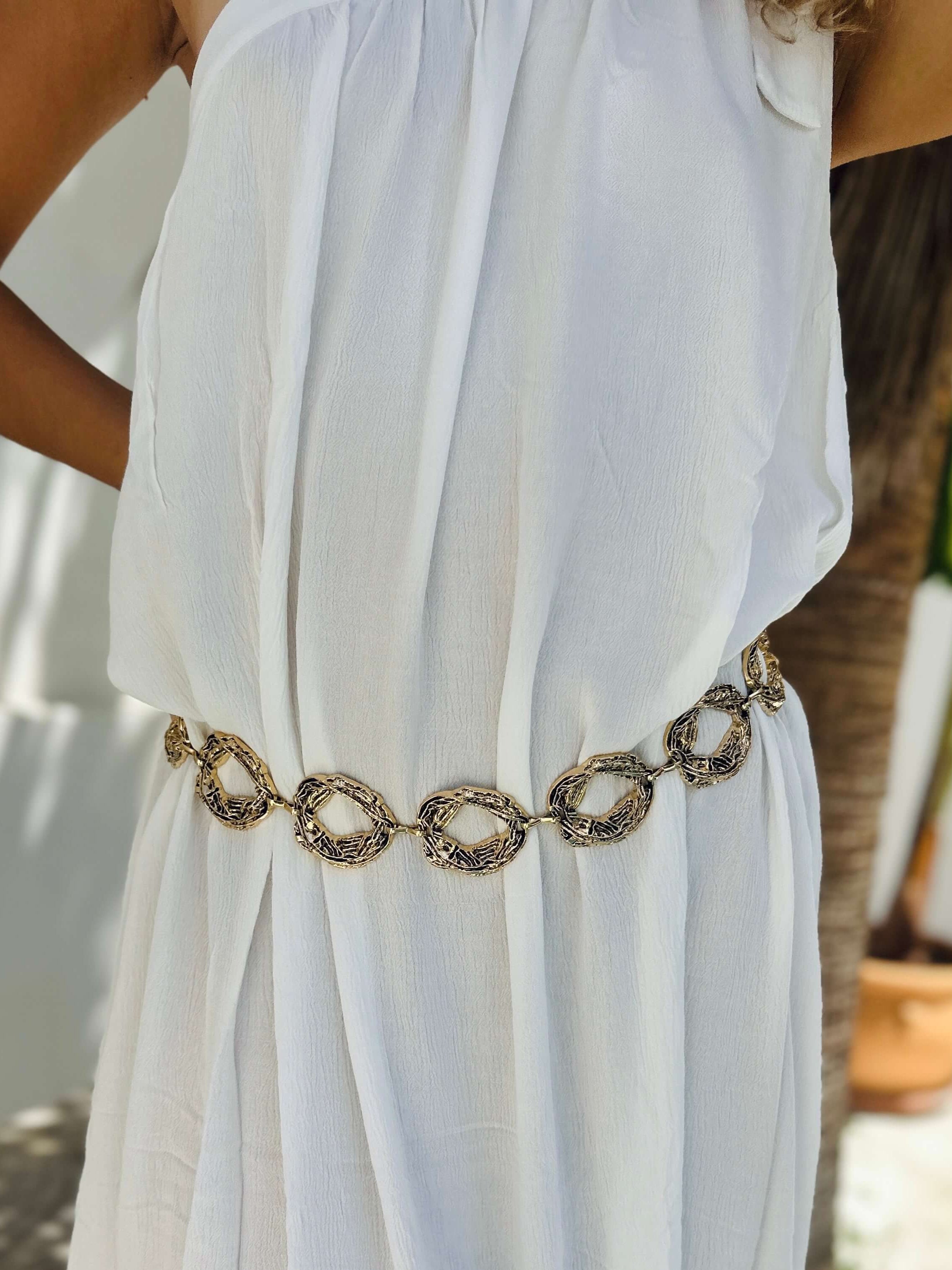 Ceinture chaine doré - EMILIE