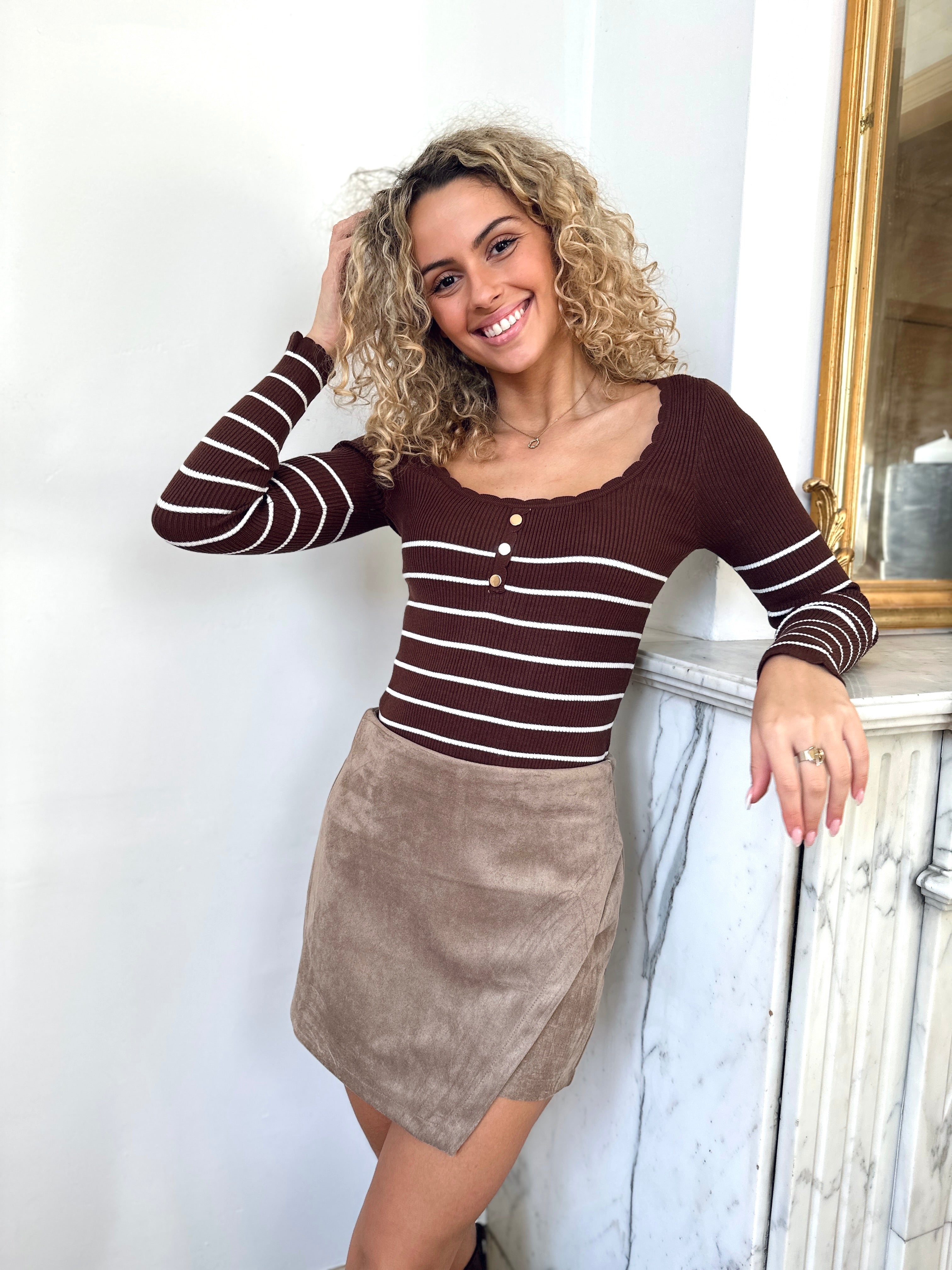 Pull marron - EMMY