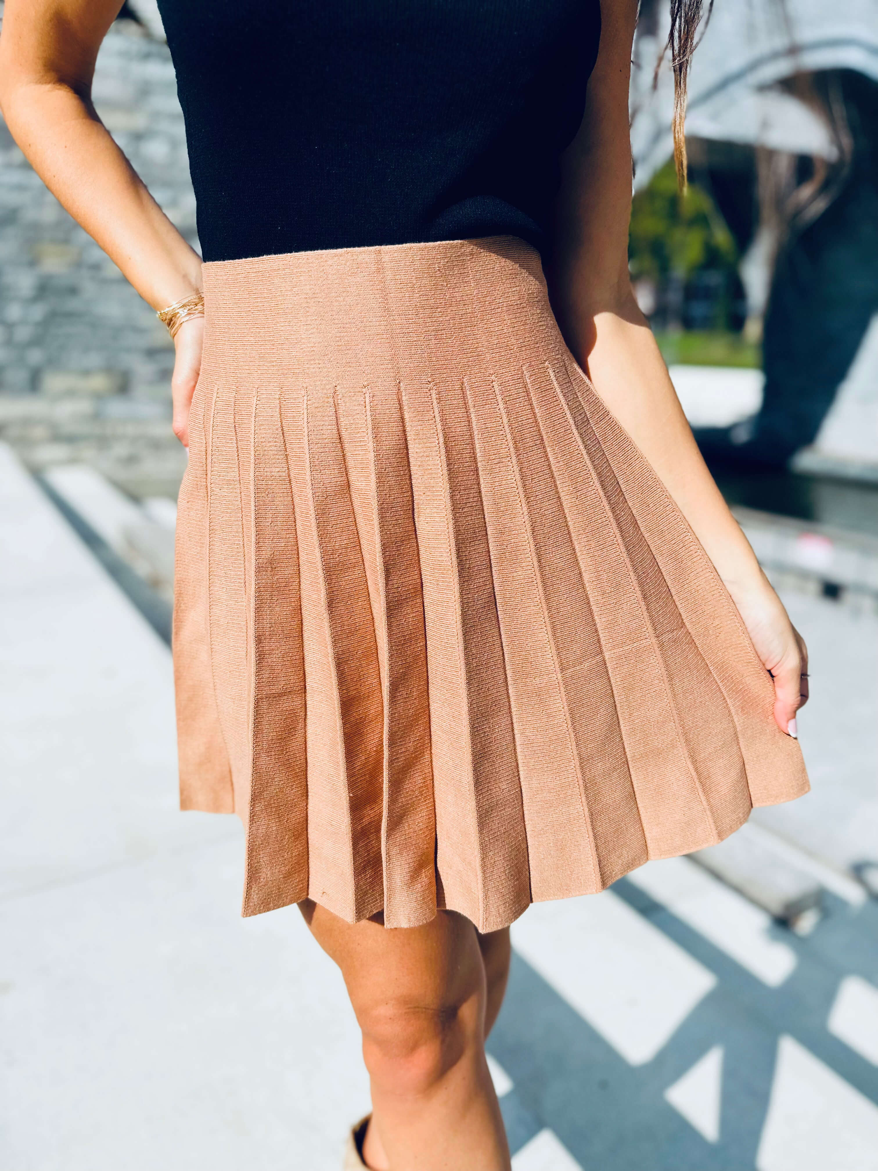 Jupe beige - MARIE