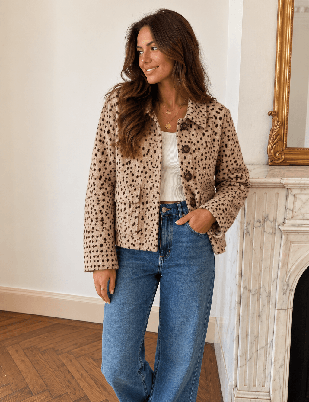 Veste beige - LEONIE