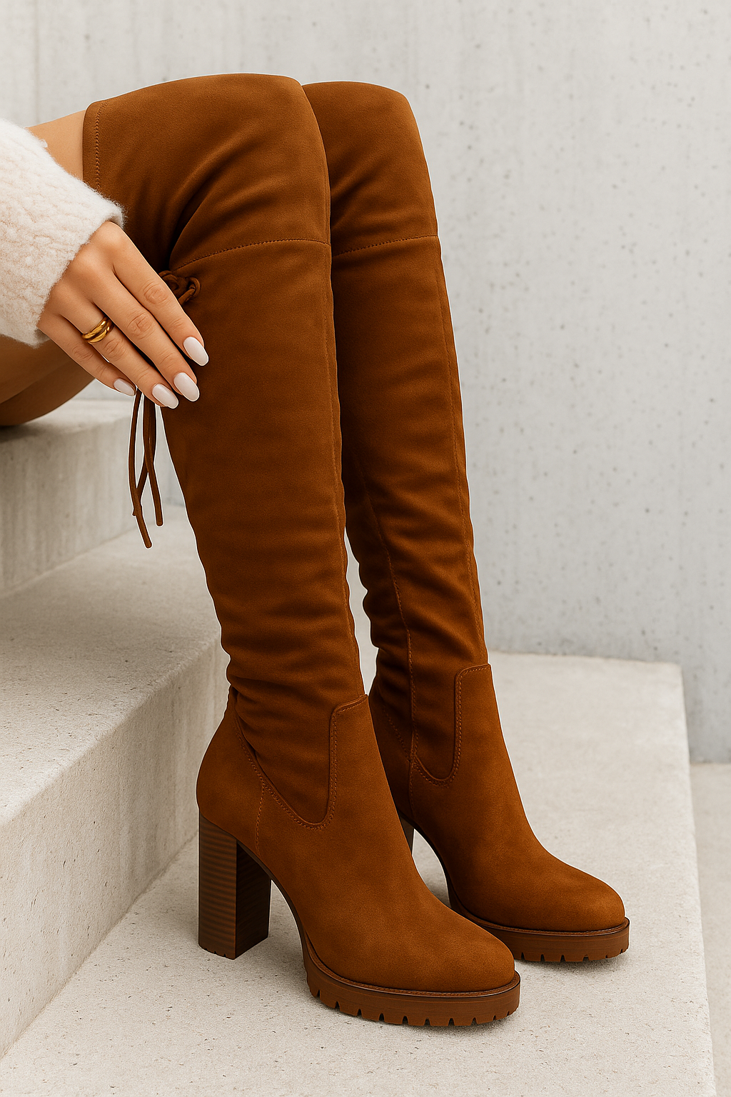 Bottes camel - GABRIELLE