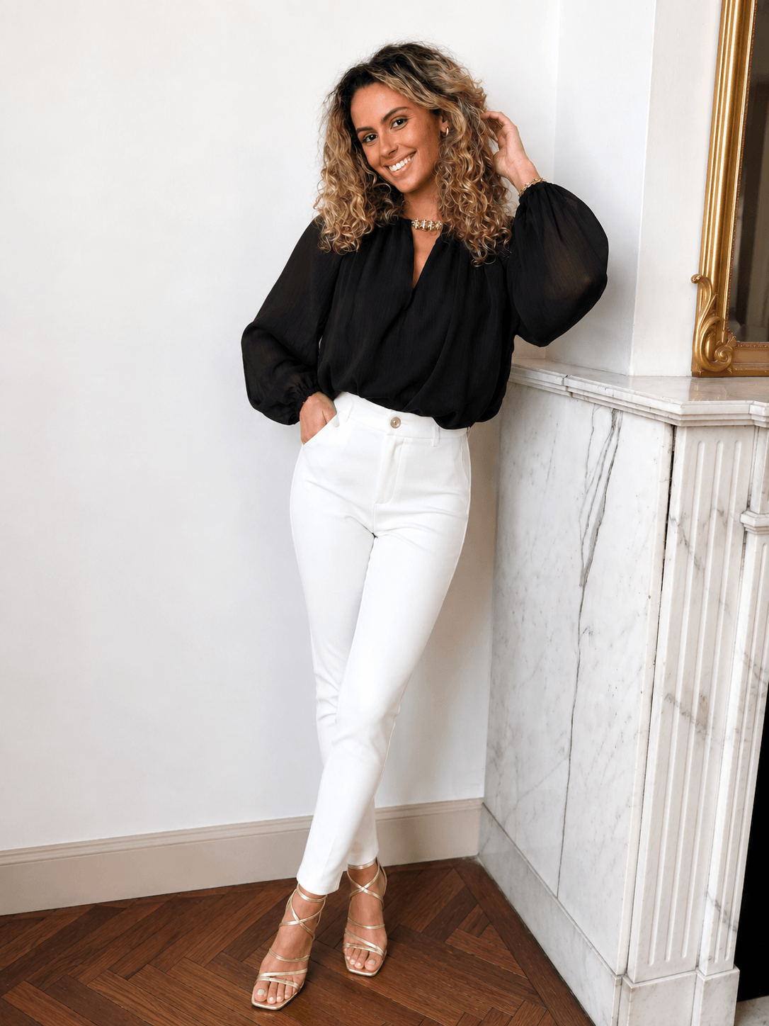 Blouse noire - GEORGIA