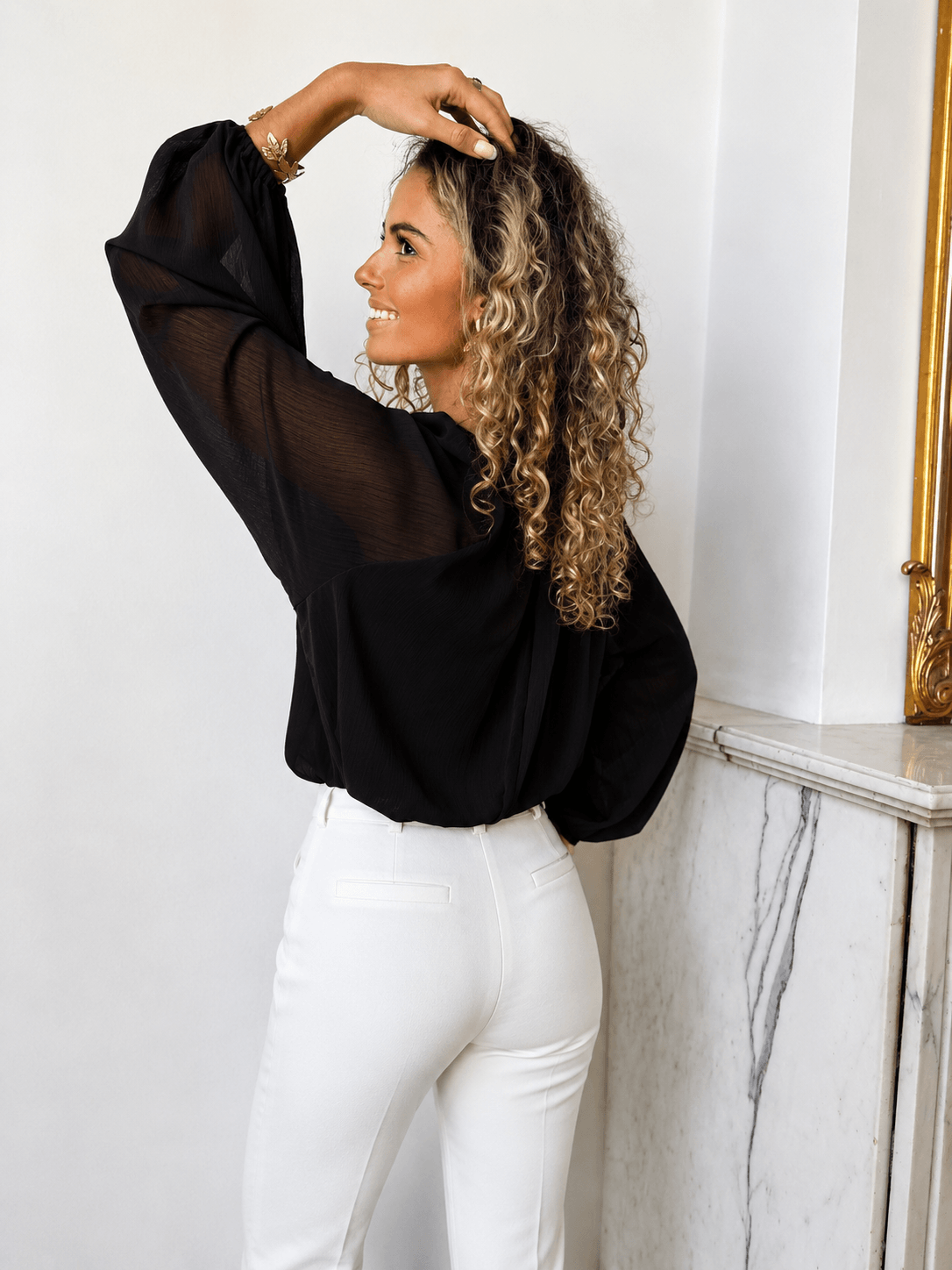 Blouse noire - GEORGIA
