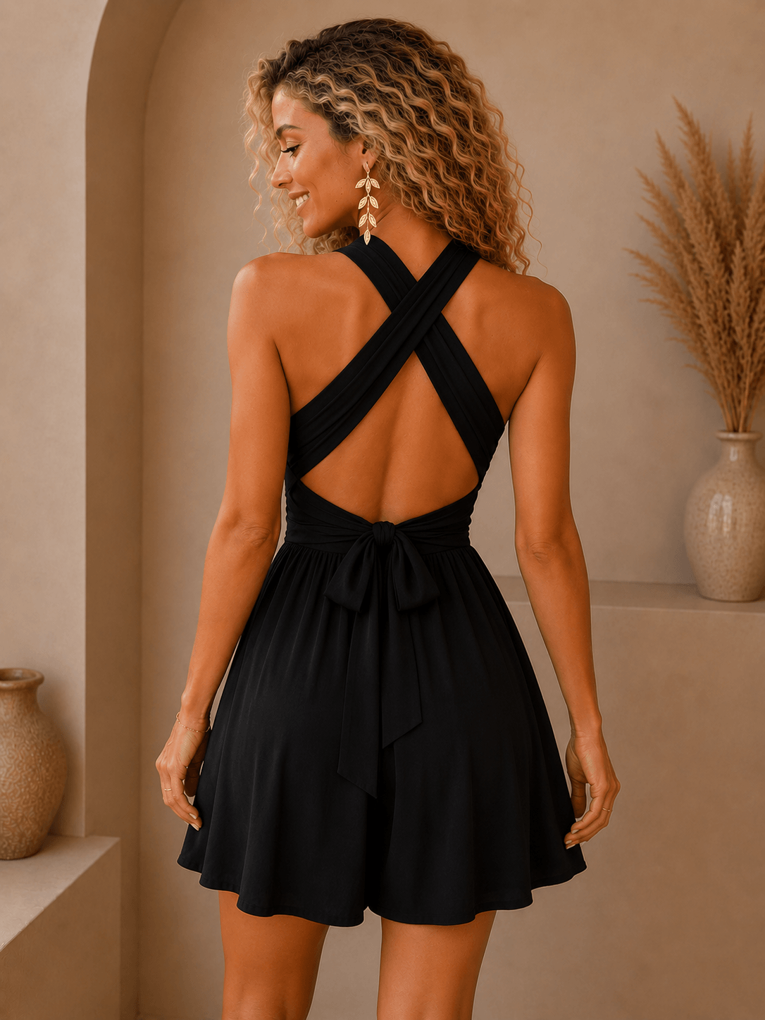 Combishort noir - JULIETTE