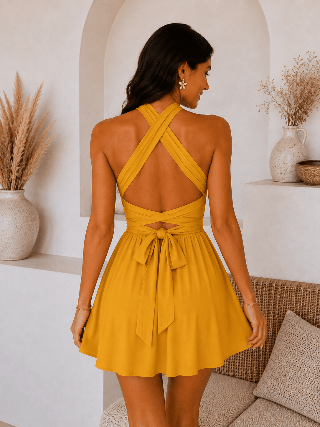 Robe jaune - EMILIE