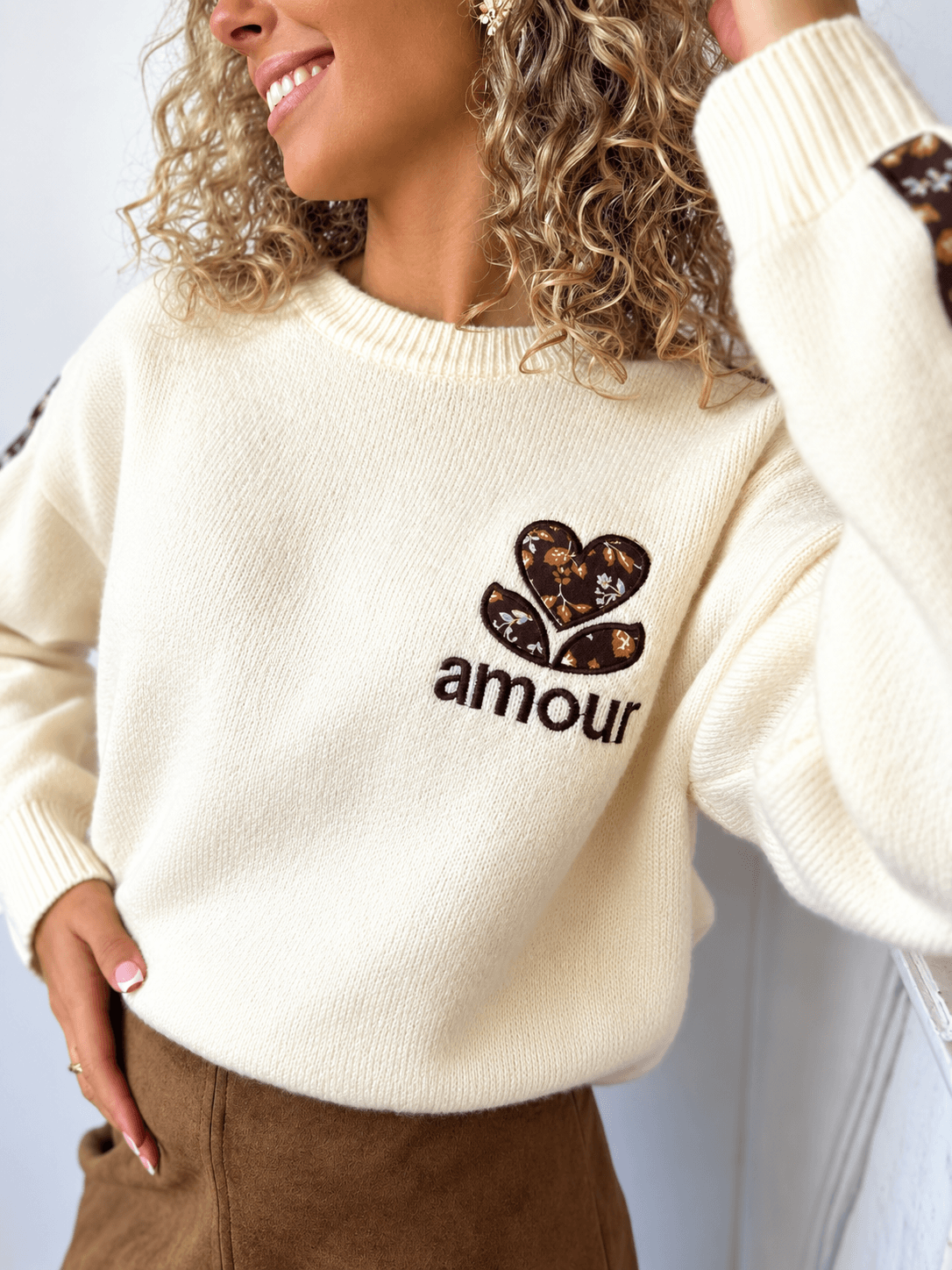 Pull écru - FLORA