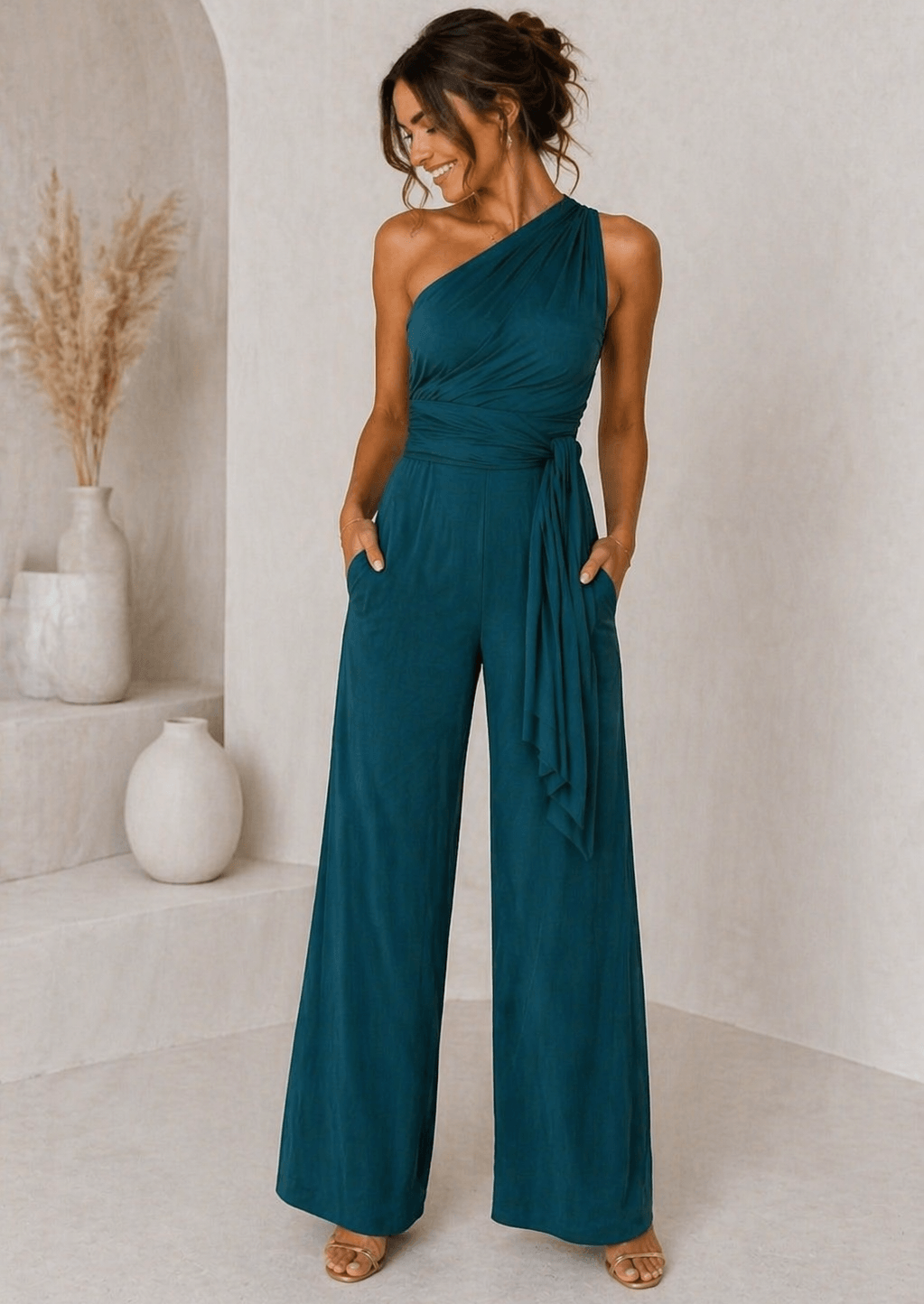 Traje pantalón azul pato - JENNY