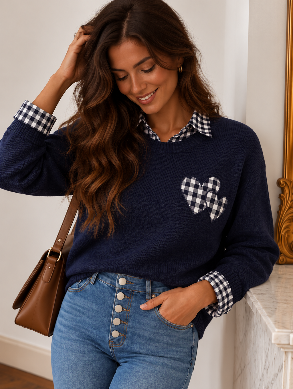 Pull bleu - AMOUR