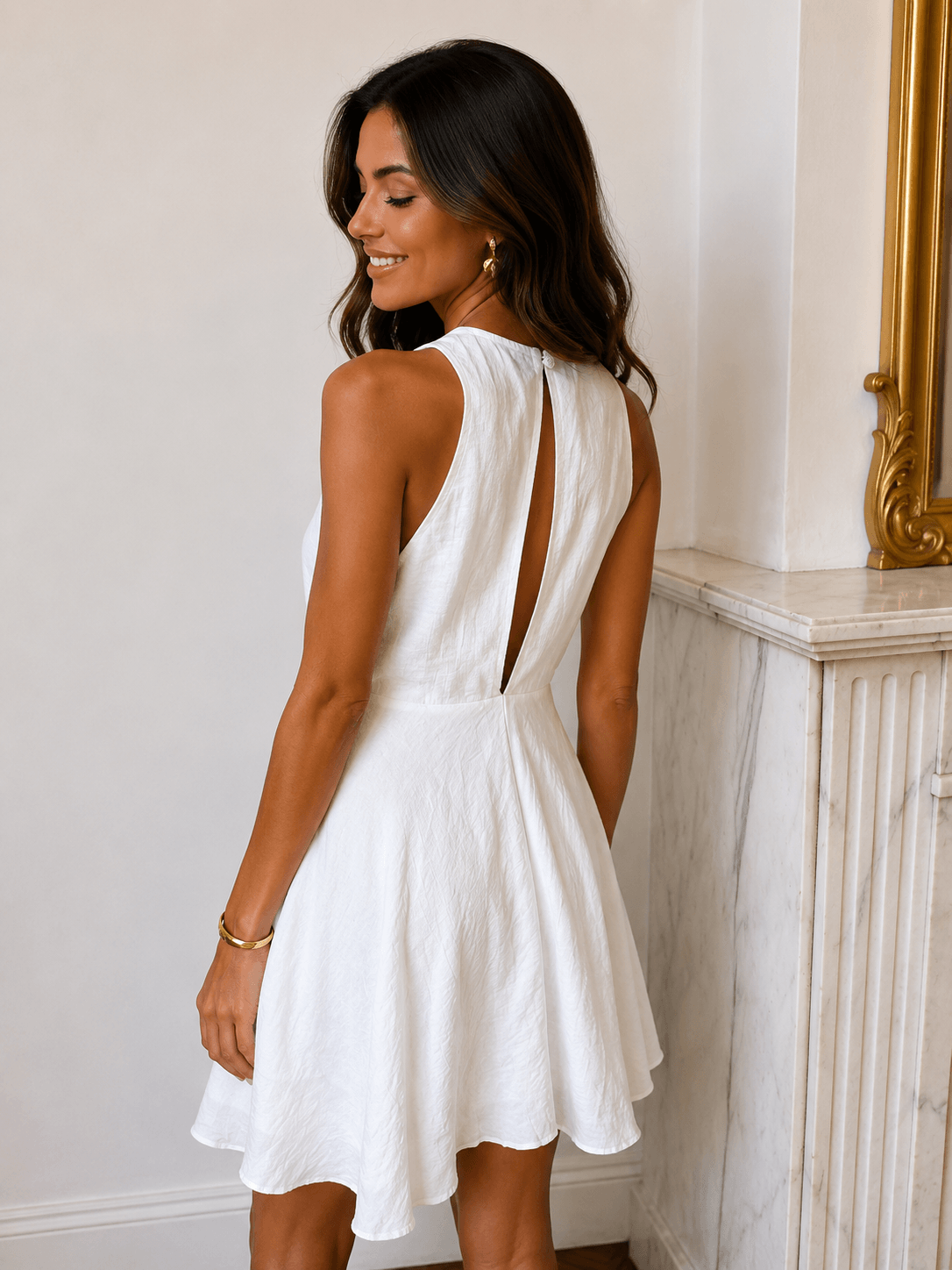 Robe blanche - SYLVIE