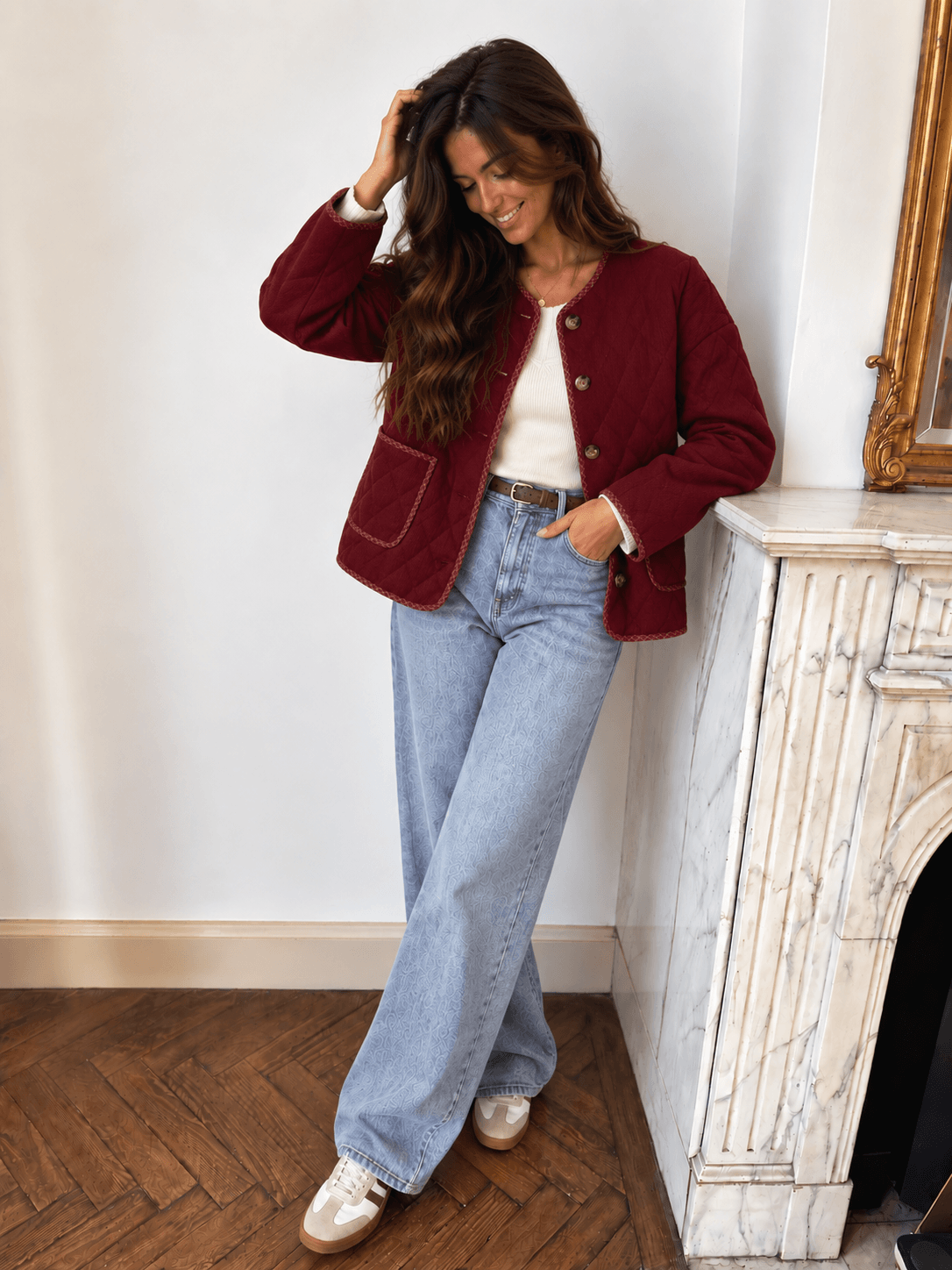 Veste bordeaux - ZOE