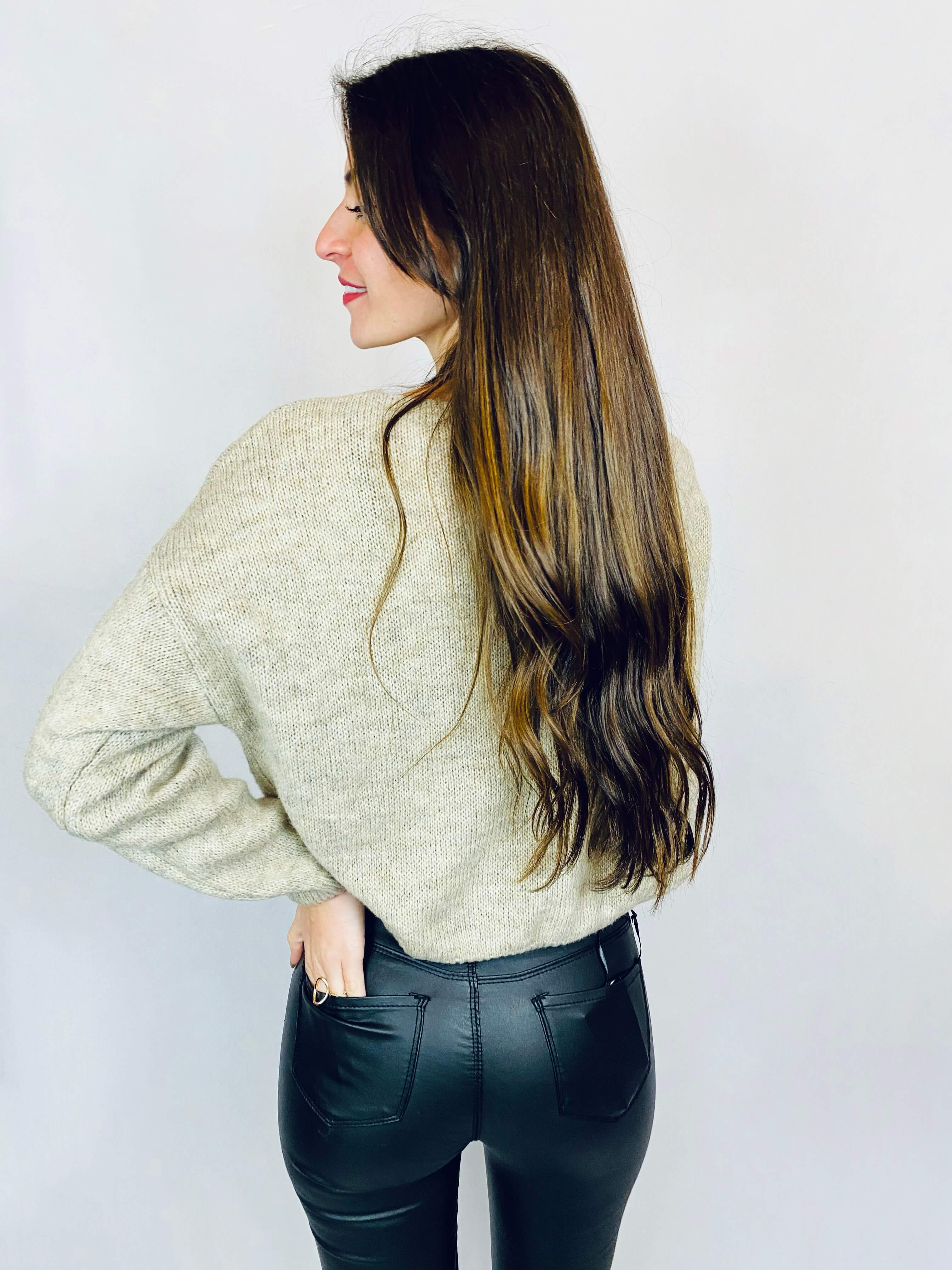 Pull beige - LOLA