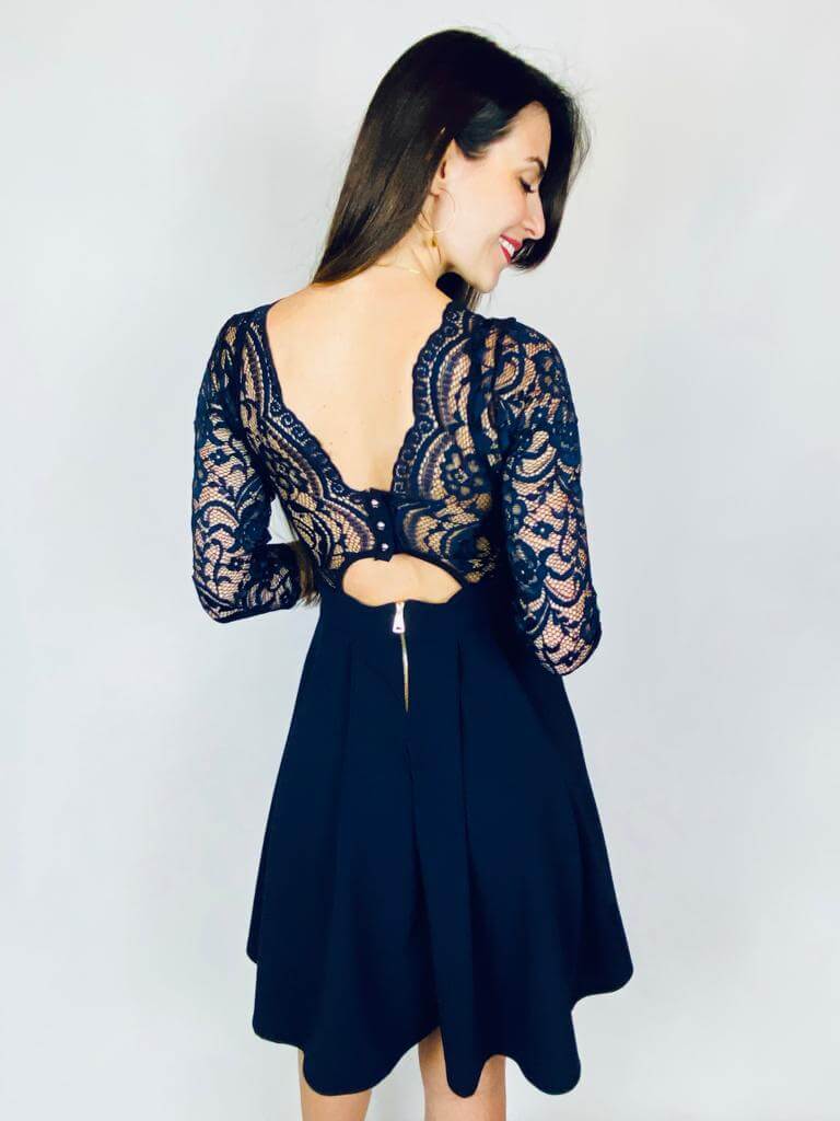 Robe bleu marine - ESTER