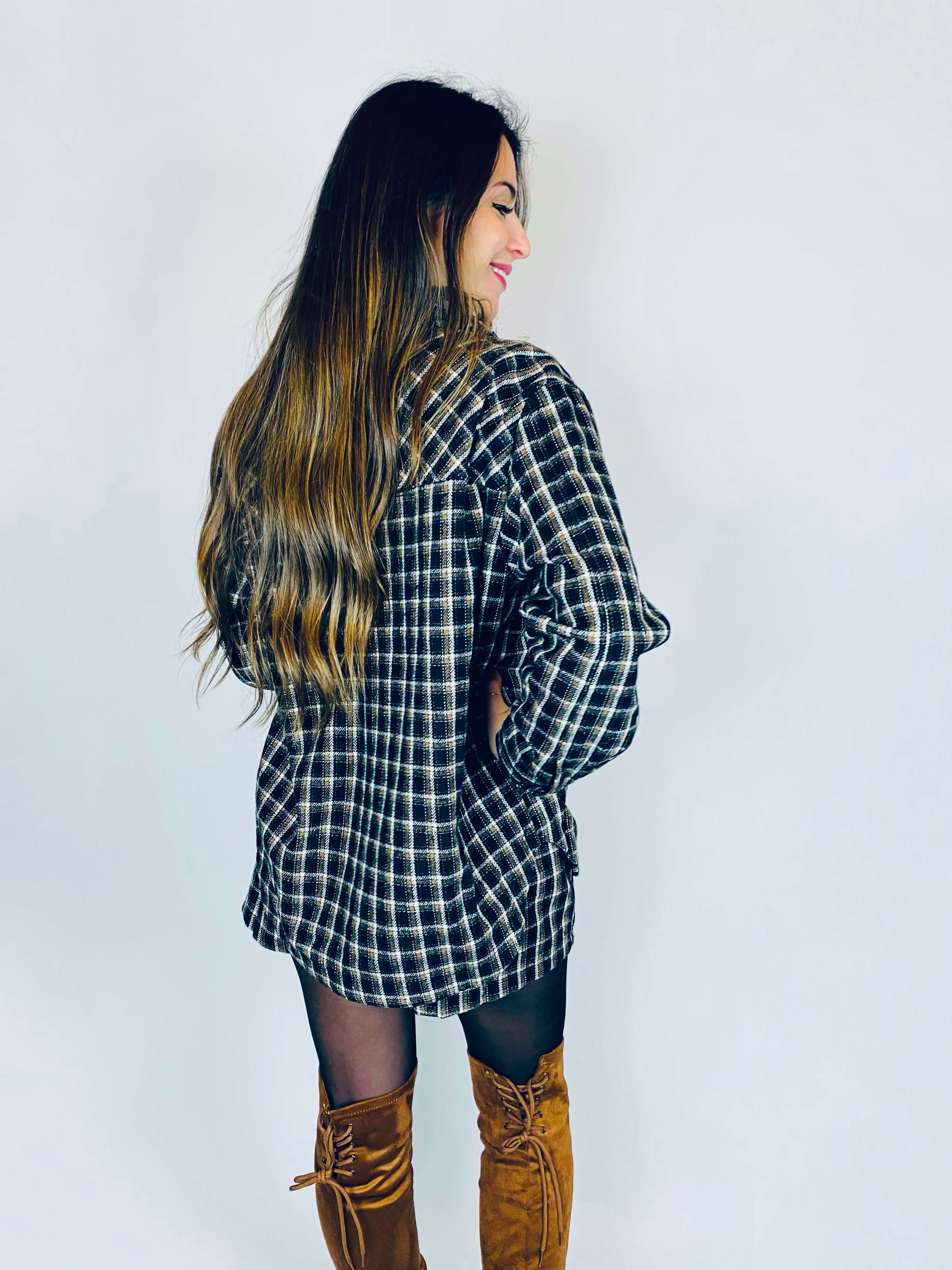 Veste à carreaux - BRICE