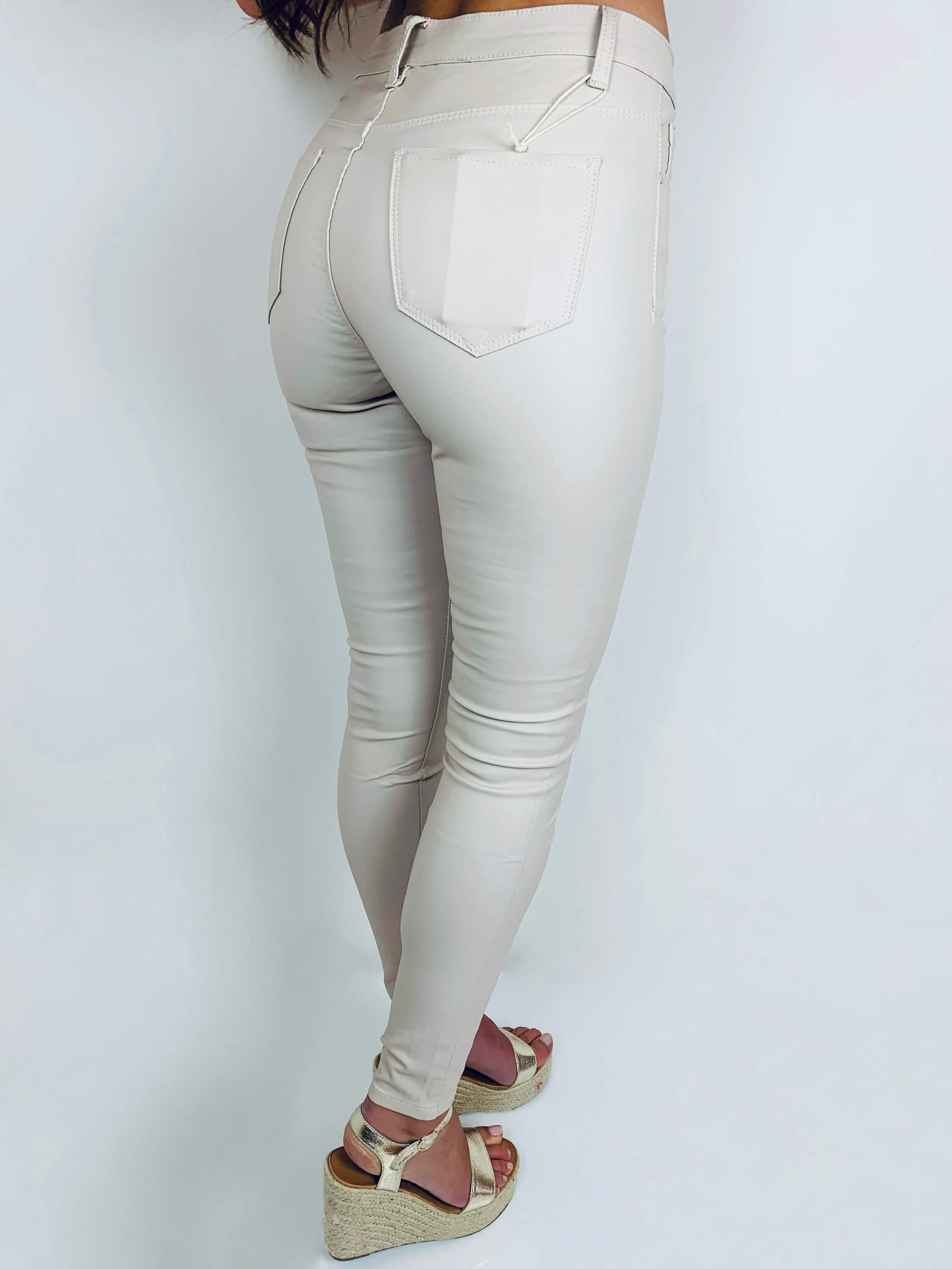 Pantalon effet cuir - CAMILLE